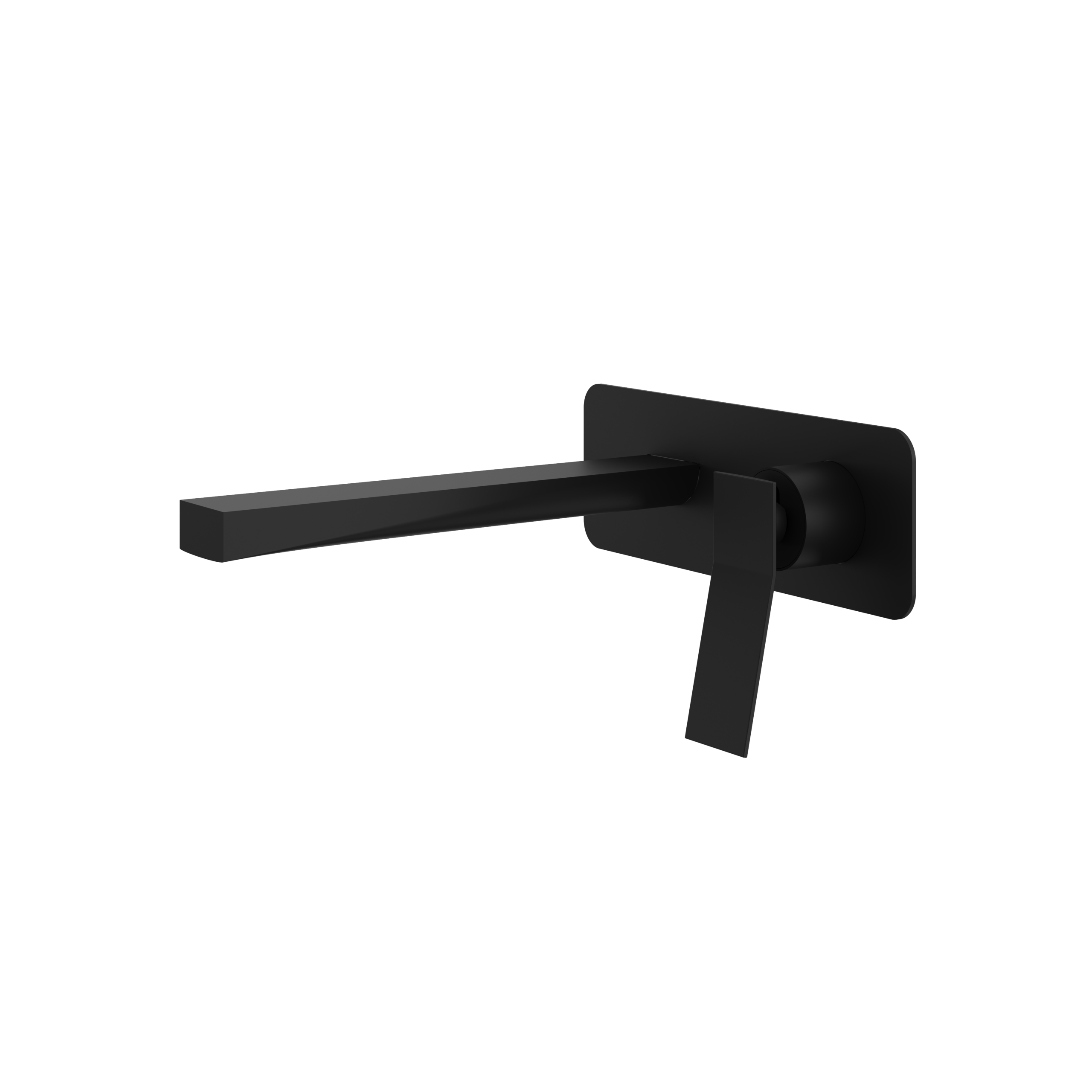 Aquabrass Chicane Wall Lavatory Faucet Trim by Aquabrass