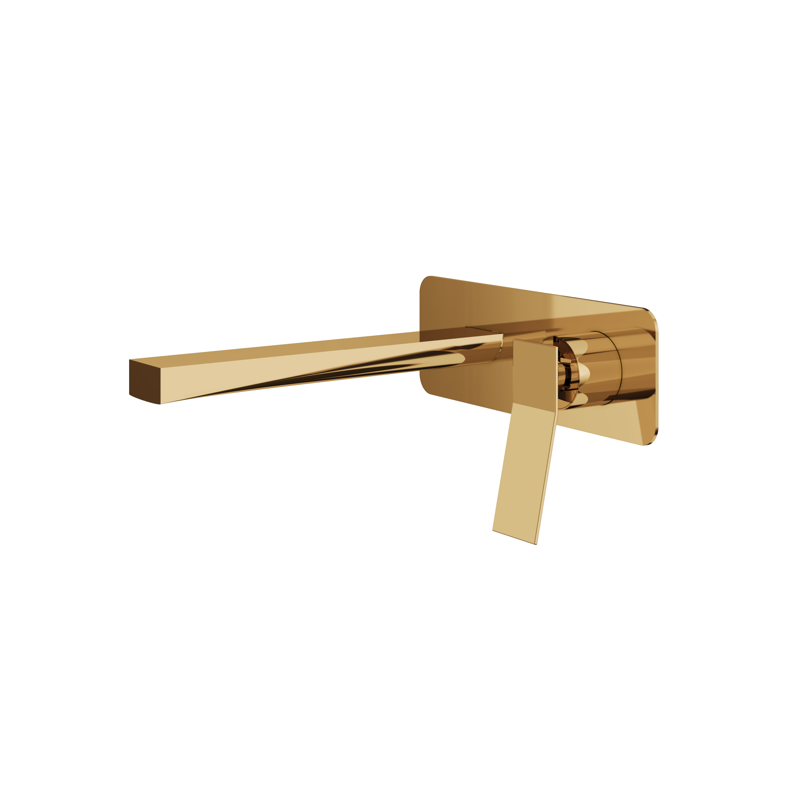 Aquabrass Chicane Wall Lavatory Faucet Trim by Aquabrass
