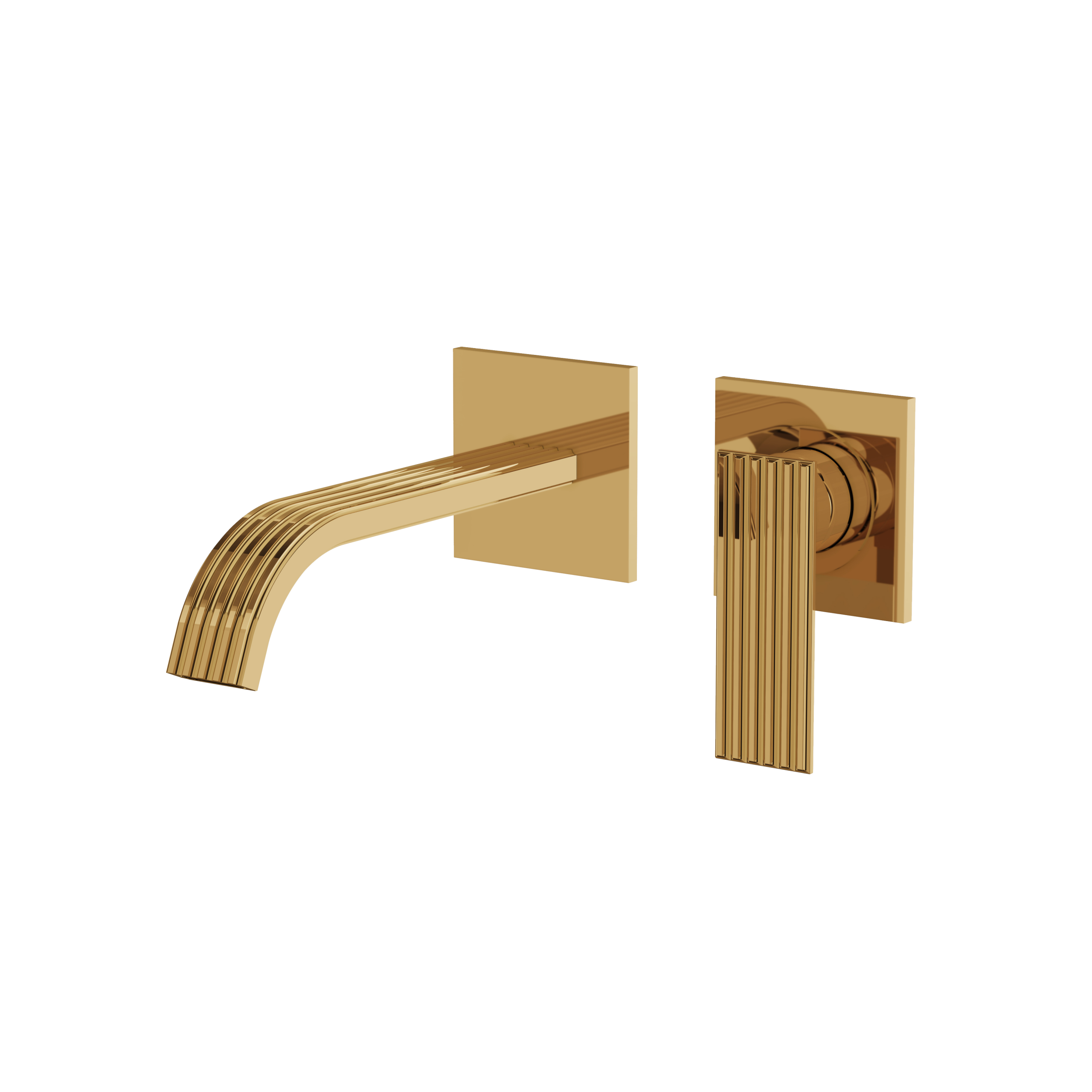 Aquabrass Tosca Wall Lavatory Faucet - Trim Only by Aquabrass