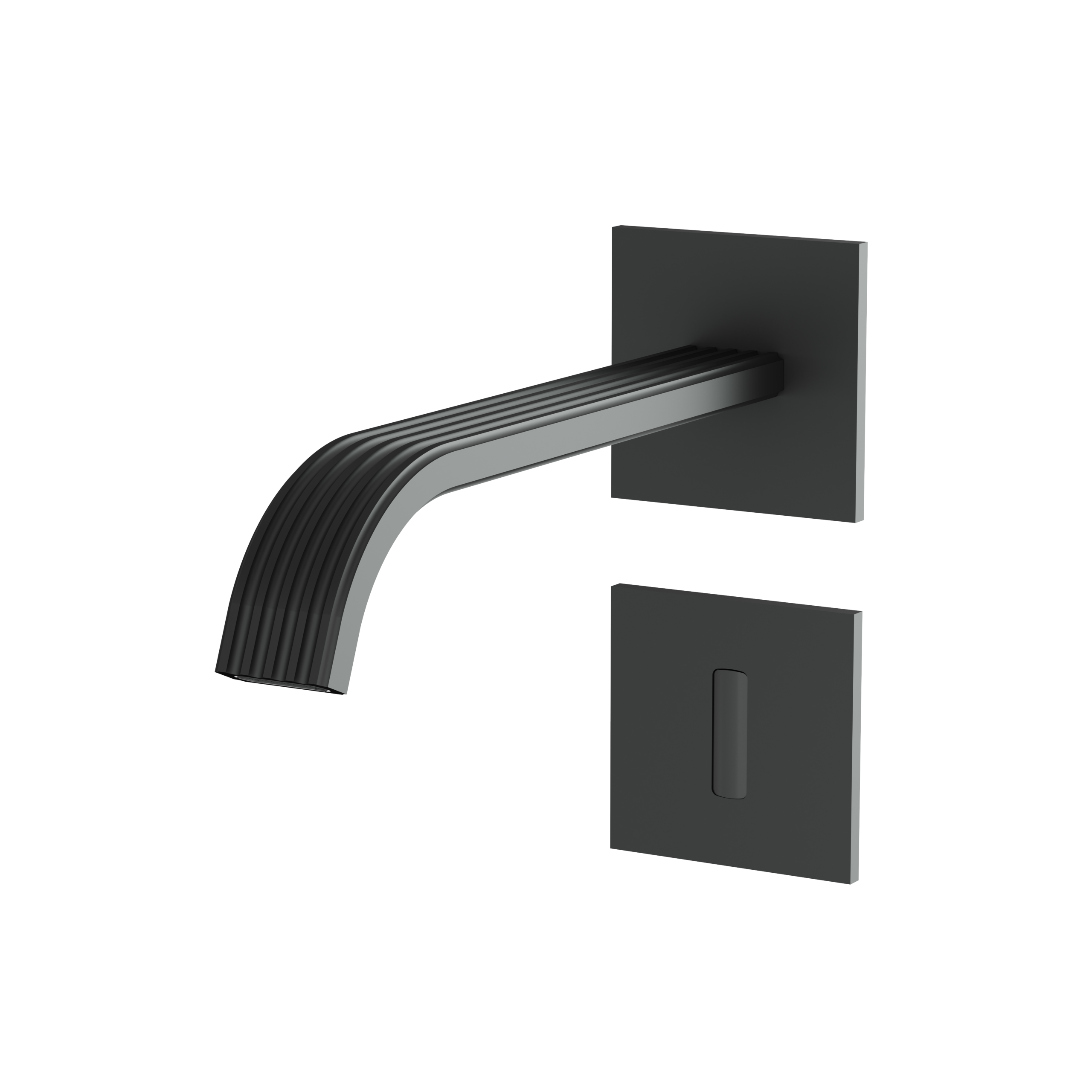 Aquabrass Tosca Touchless Wall Lavatory Faucet - Trim by Aquabrass