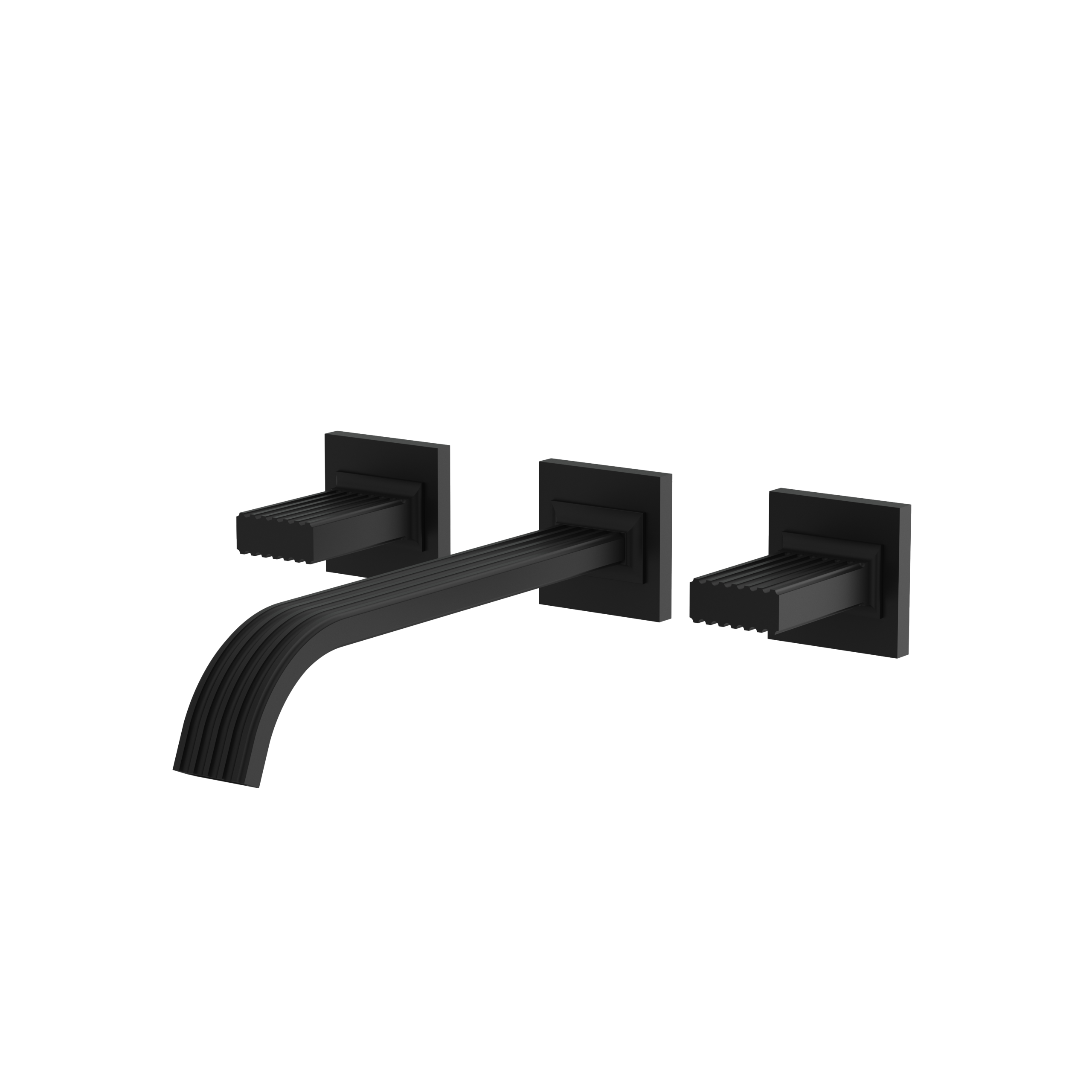 Aquabrass Tosca Wall 8" Lavatory Faucet - Trim Only by Aquabrass