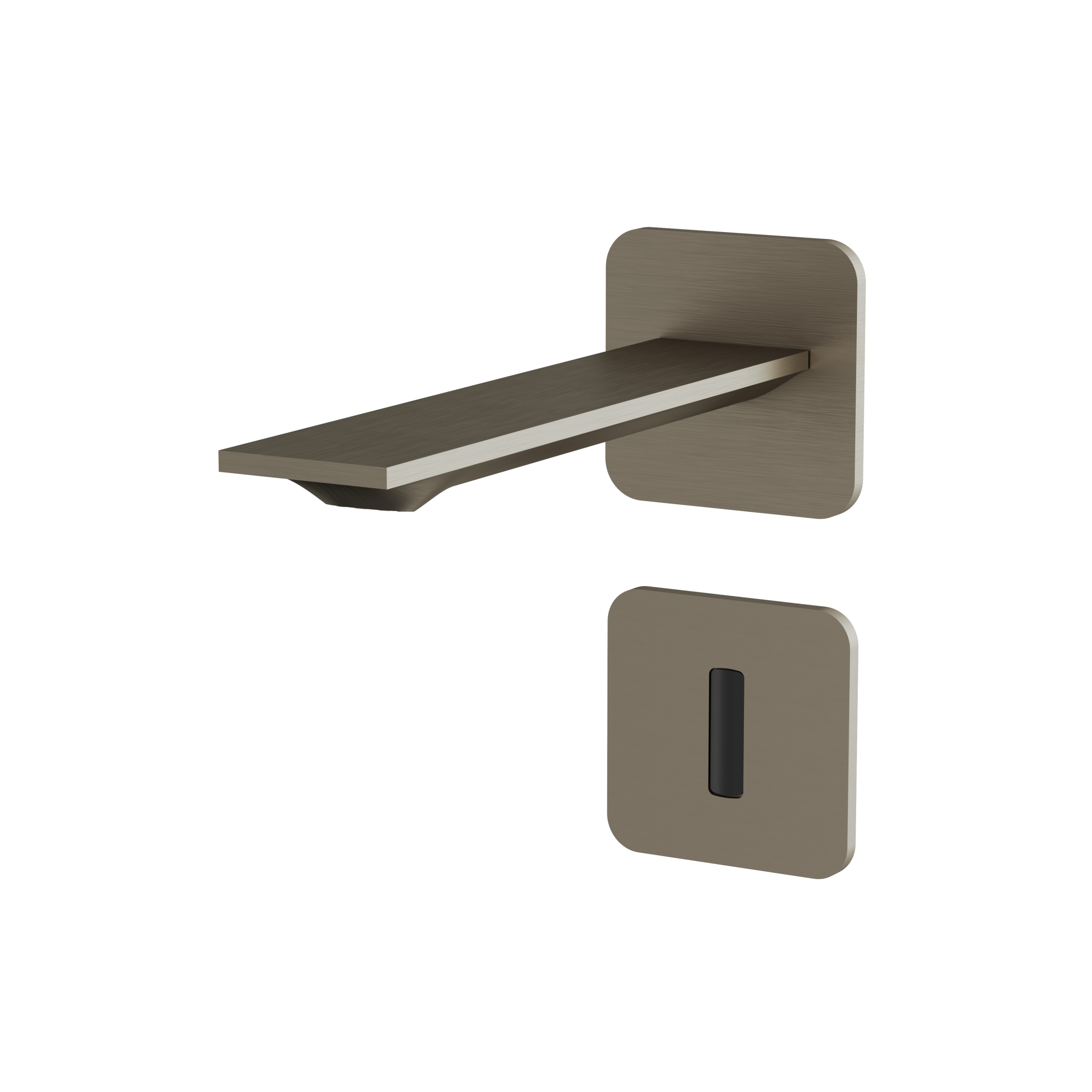 Aquabrass Alpha Touchless Wall Lavatory Faucet Trim