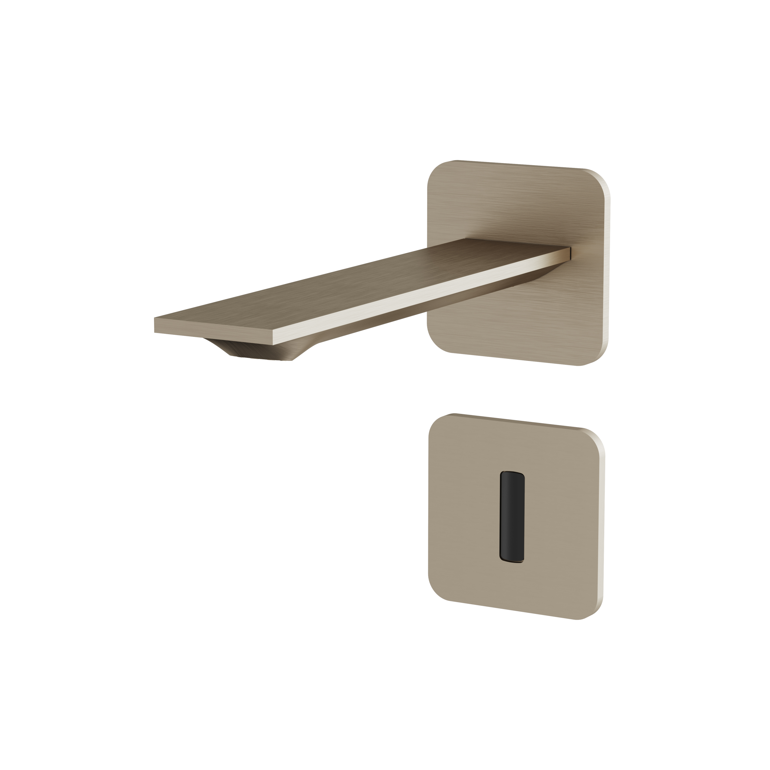 Aquabrass Alpha Touchless Wall Lavatory Faucet Trim by Aquabrass