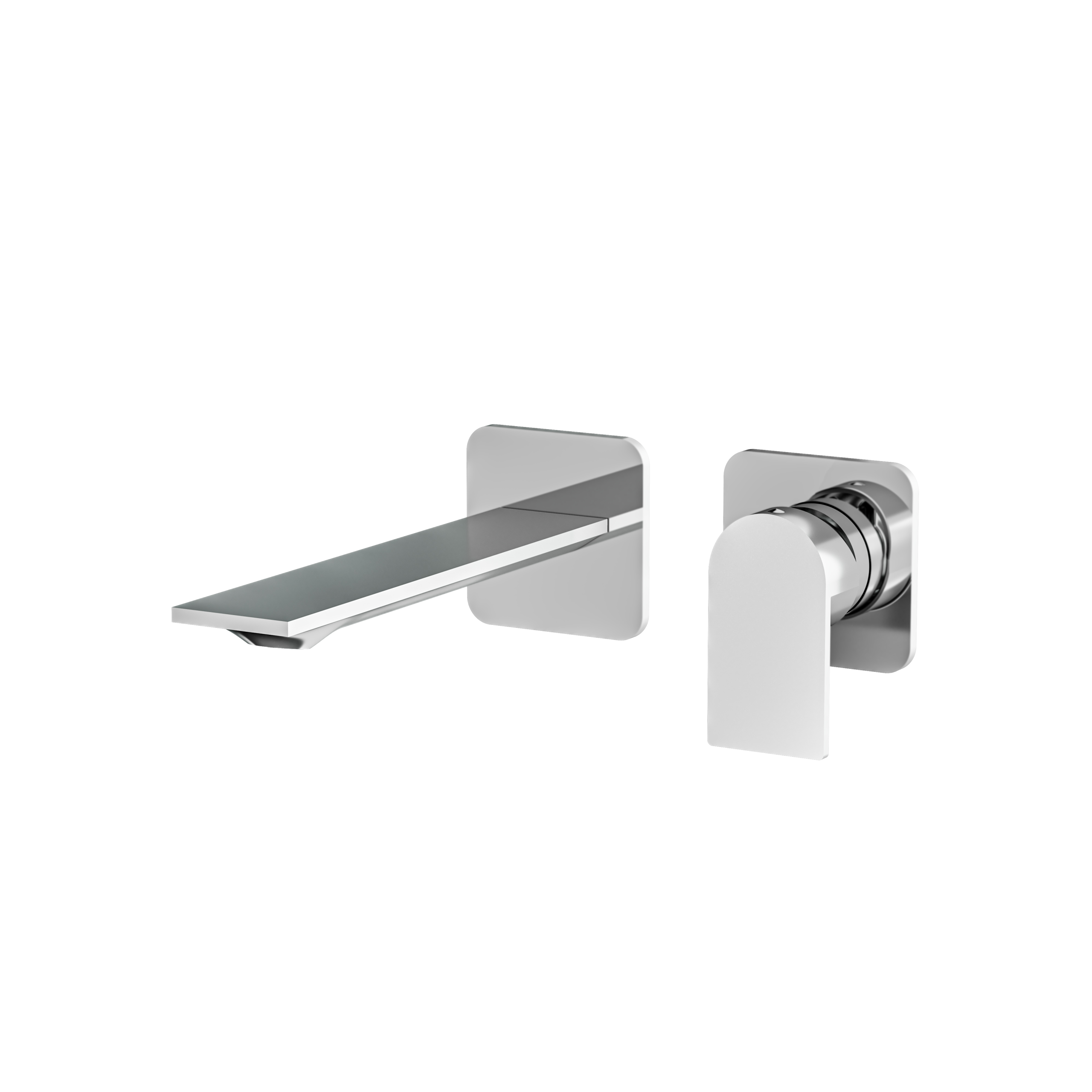 polished chrome bathroom faucet