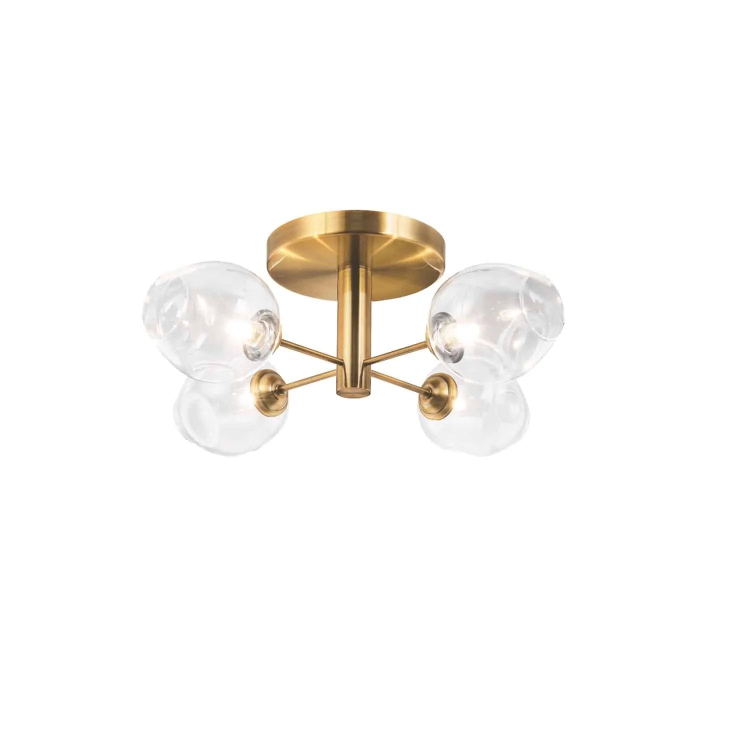 Dainolite 4 Light Halogen Semi Flush by Dainolite