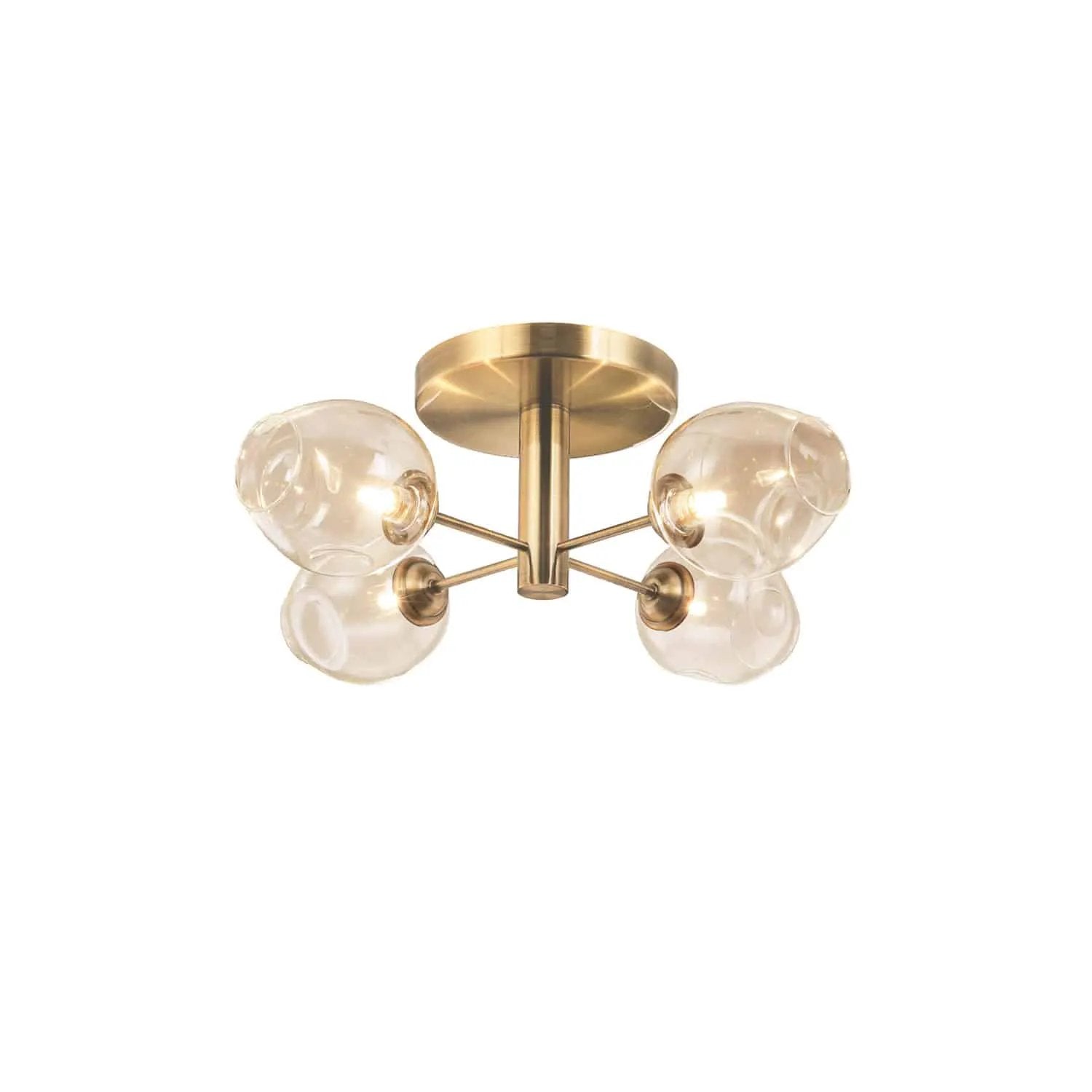 Dainolite 4 Light Halogen Semi Flush by Dainolite