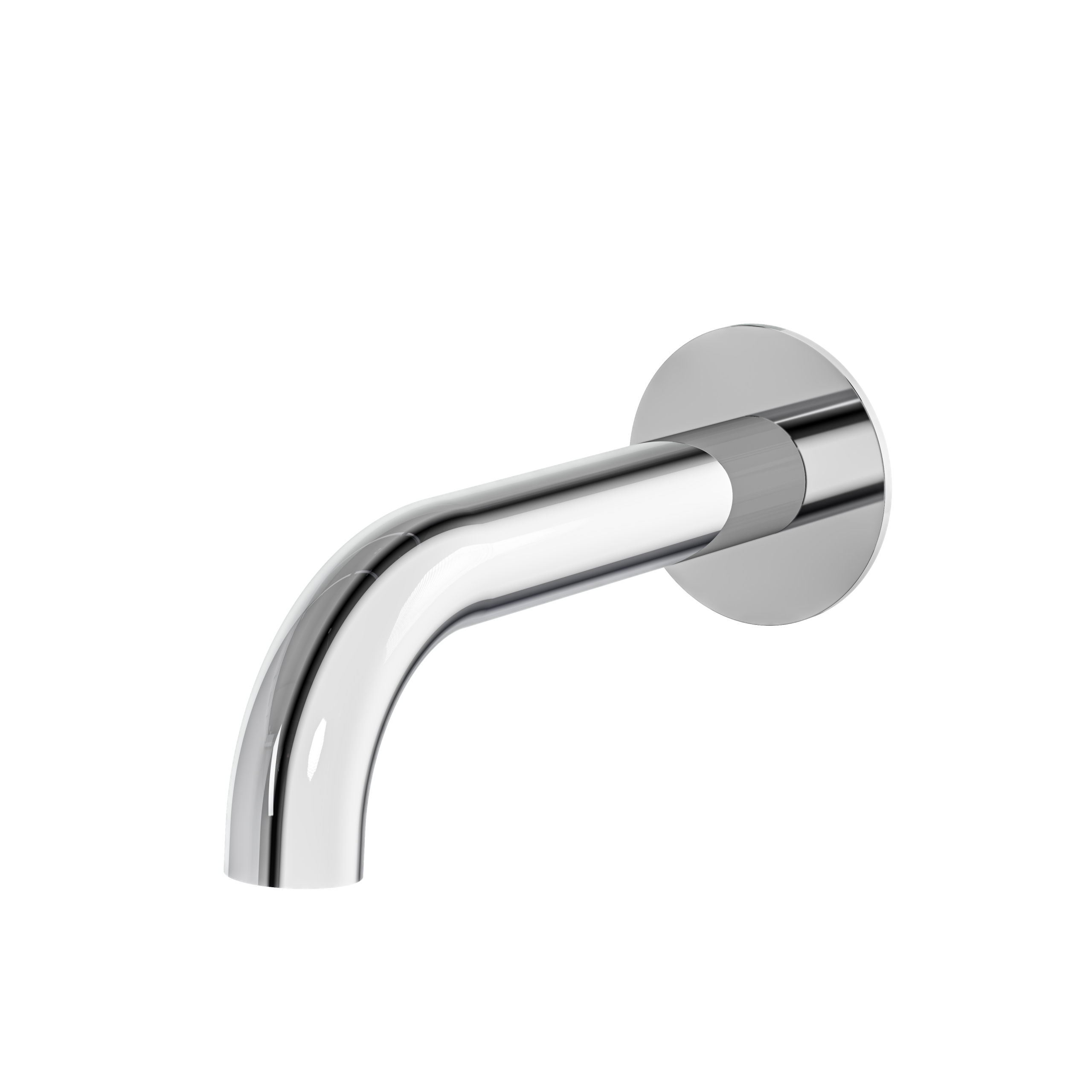 polished chrome tub spout