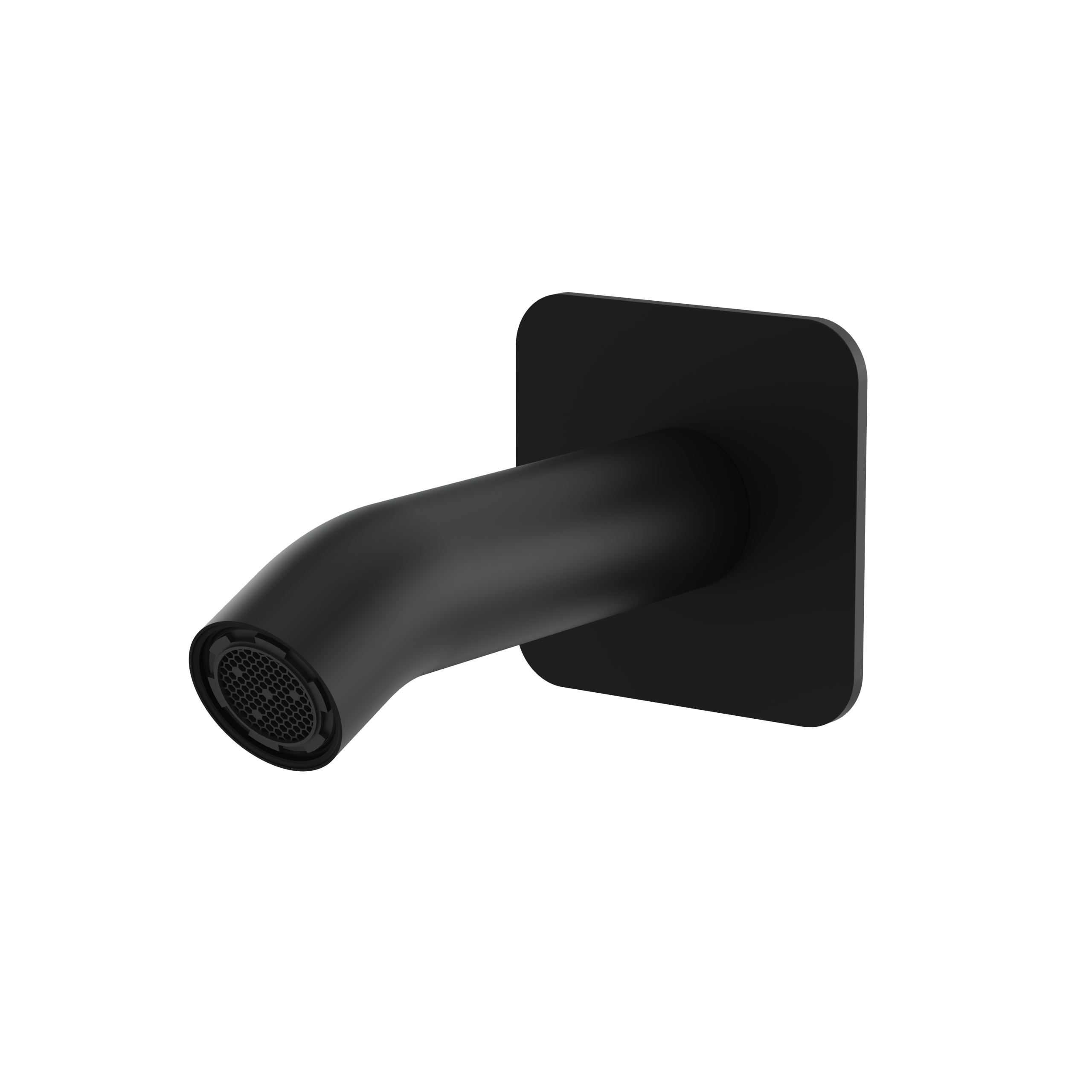 Aquabrass 4 3/4" Round Tub Spout No Diverter by Aquabrass
