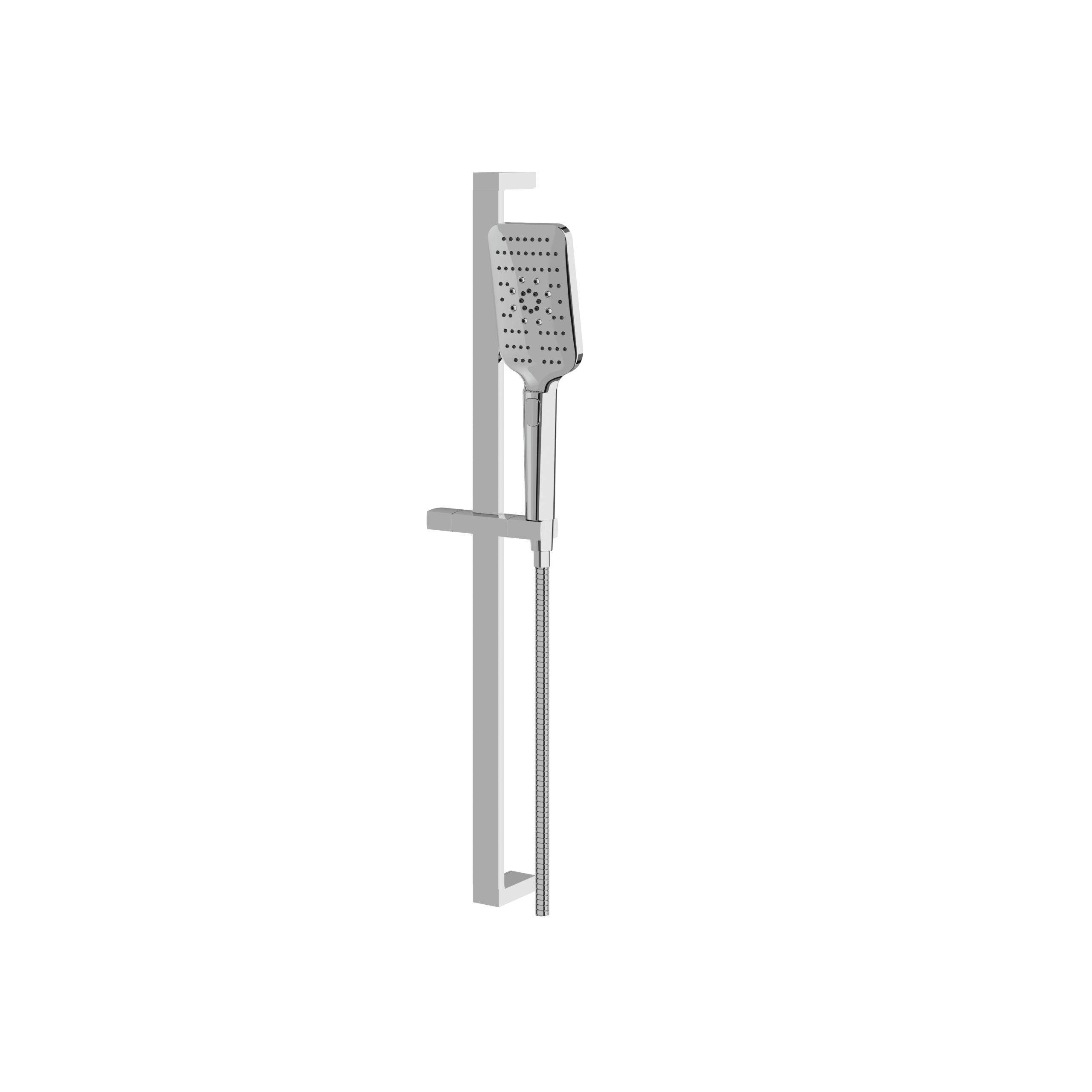 polished chrome shower set