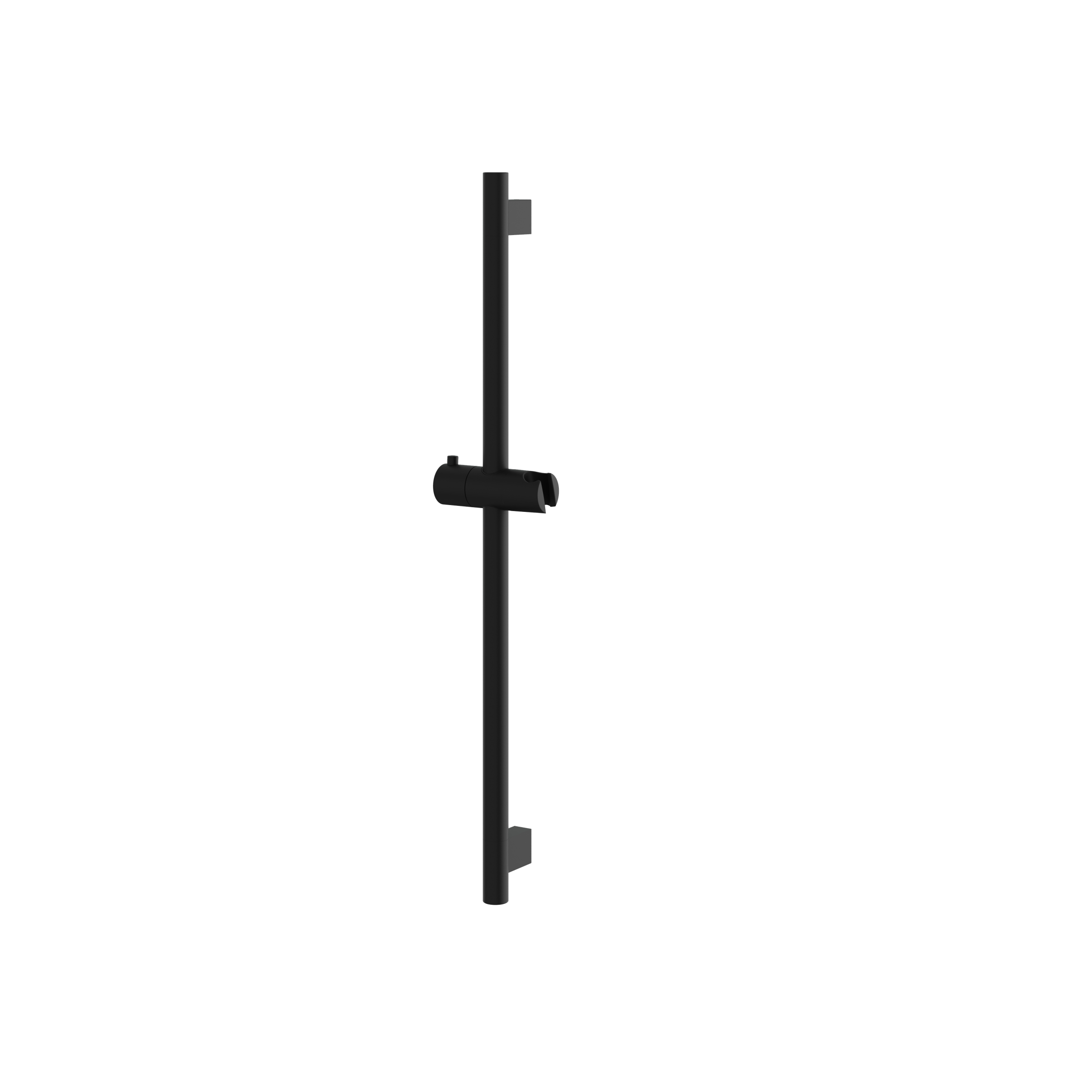 Aquabrass 28" Round Shower Rail Only with Slider by Aquabrass