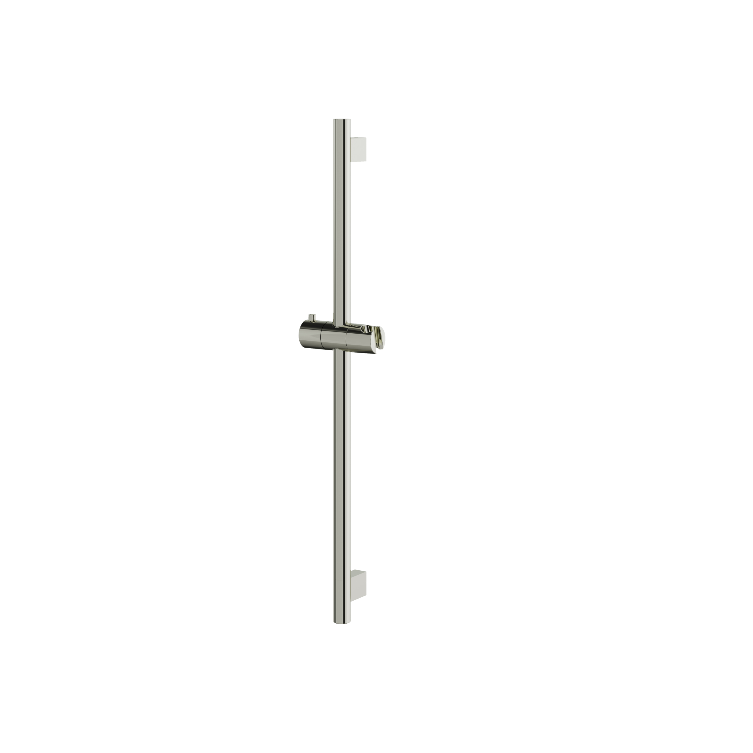 Aquabrass 28" Round Shower Rail Only with Slider by Aquabrass