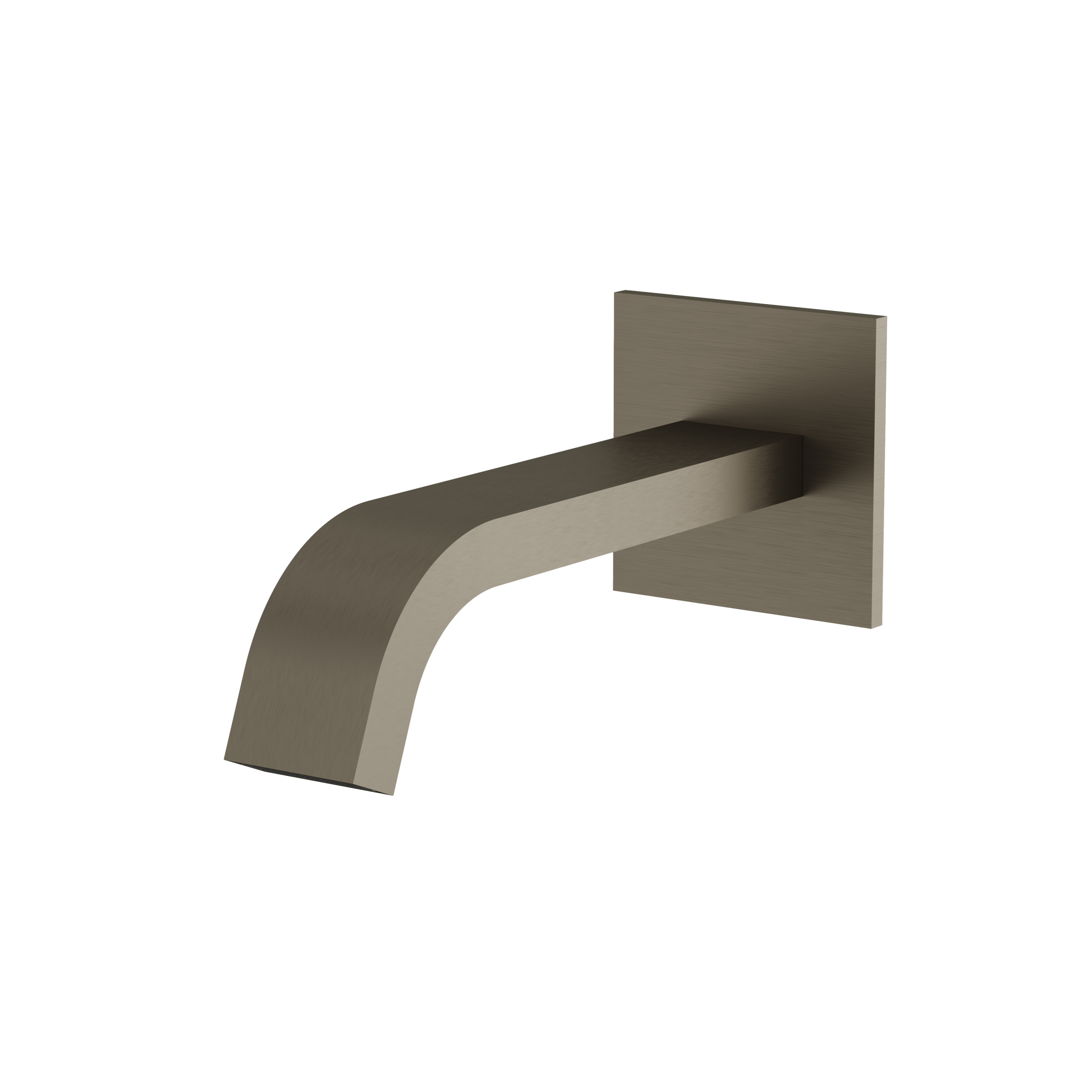 Aquabrass Tosca Wall Tub Spout by Aquabrass