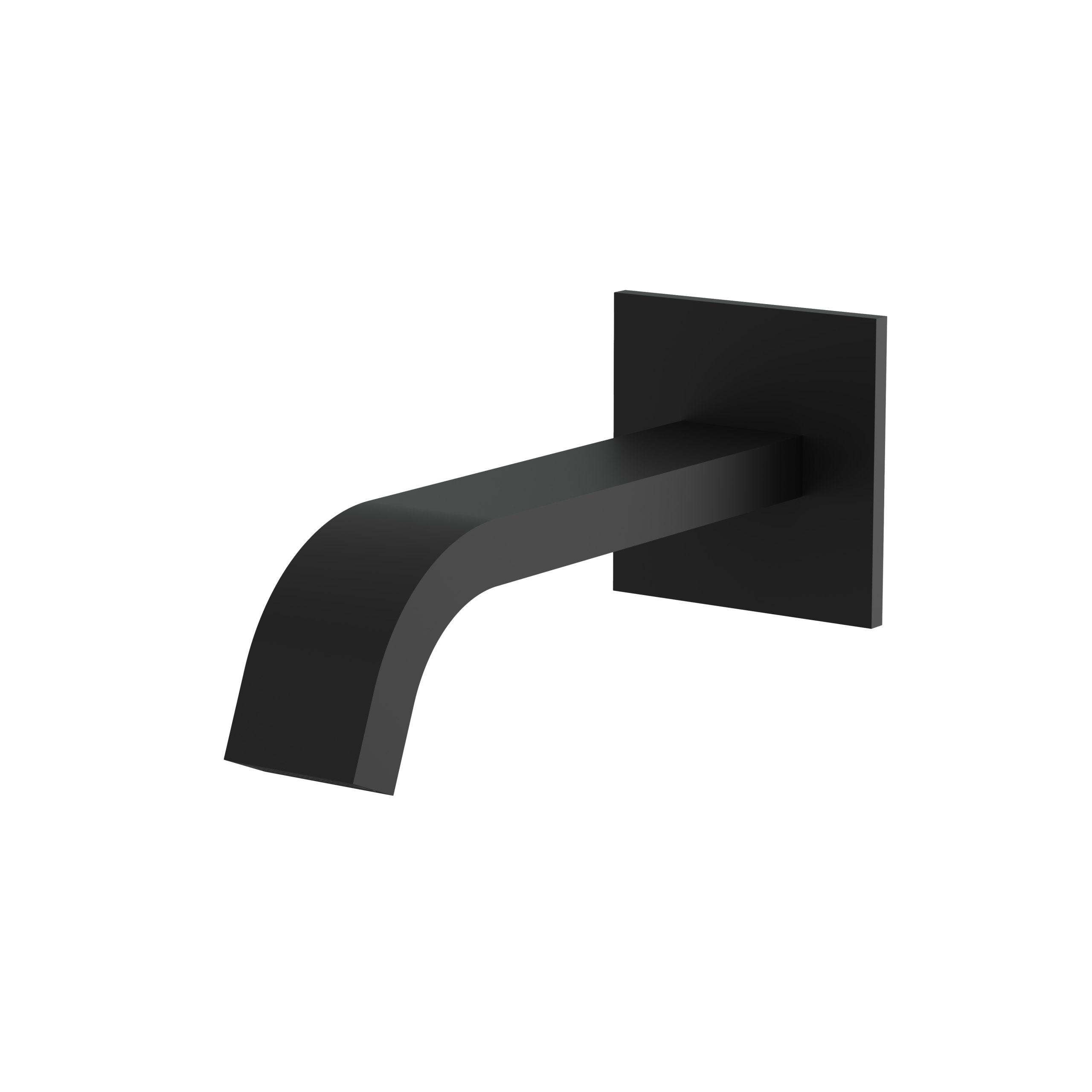 Aquabrass Tosca Wall Tub Spout by Aquabrass