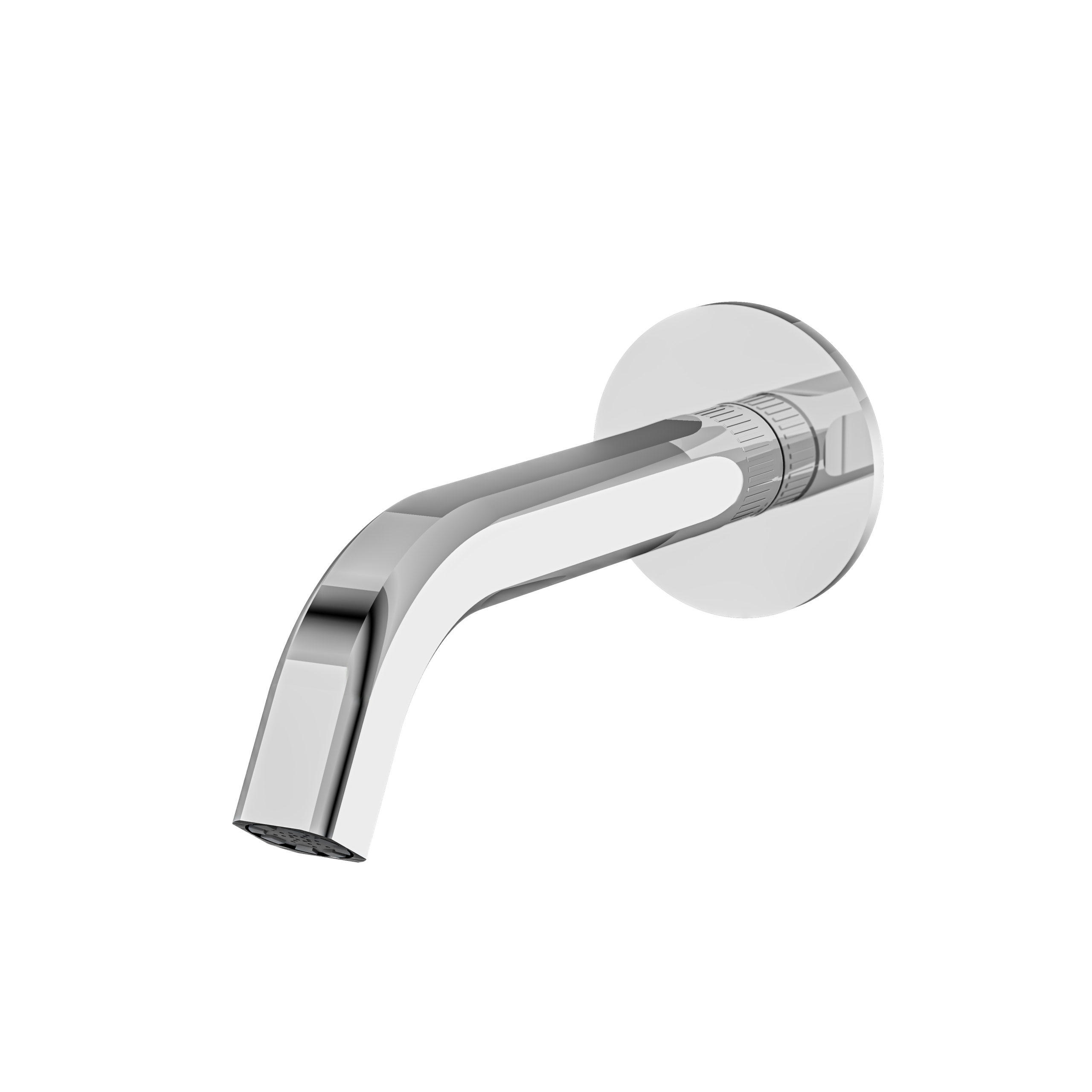 polished chrome tub spout