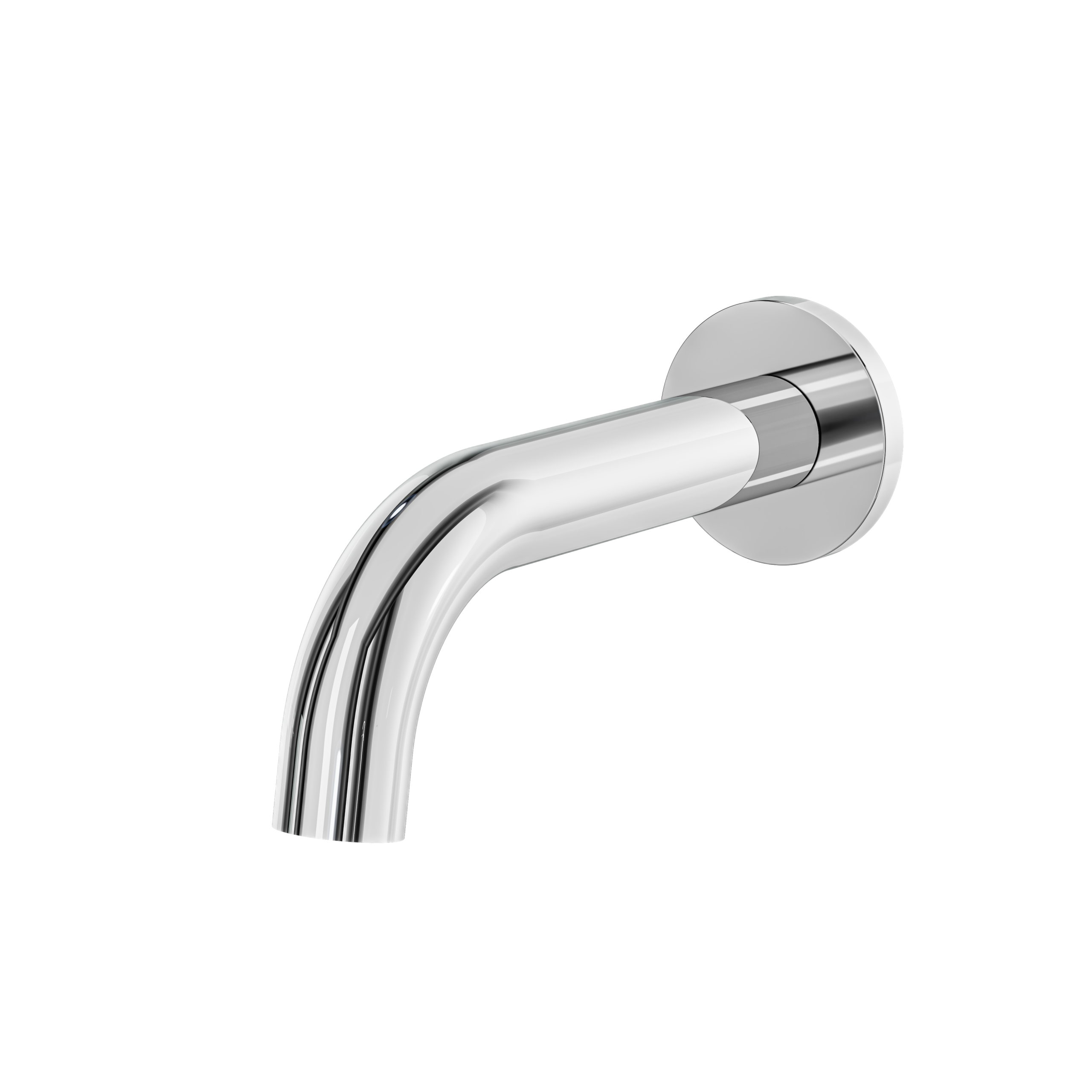 polished chrome tub spout