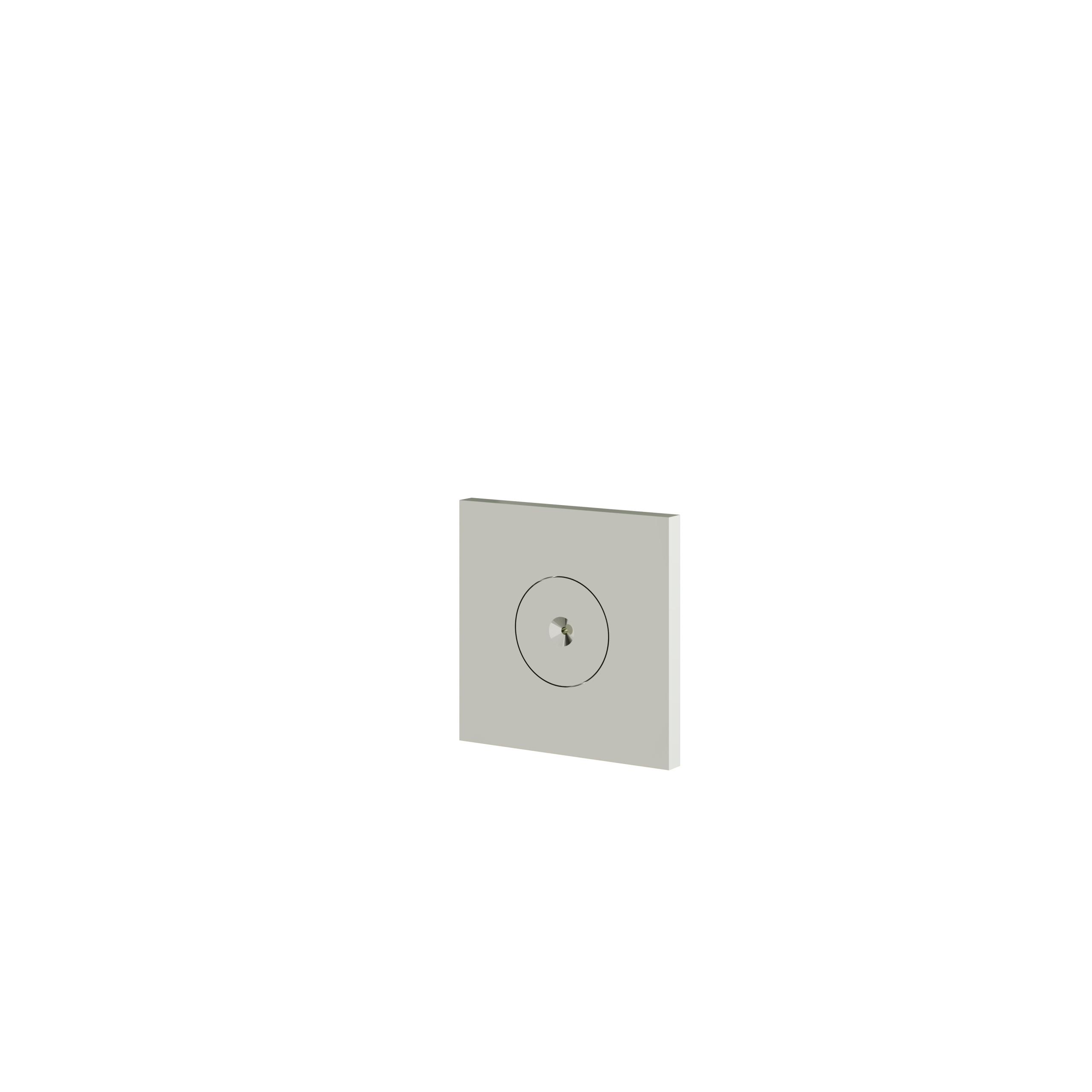 Aquabrass Square Recessed Body Jet by Aquabrass