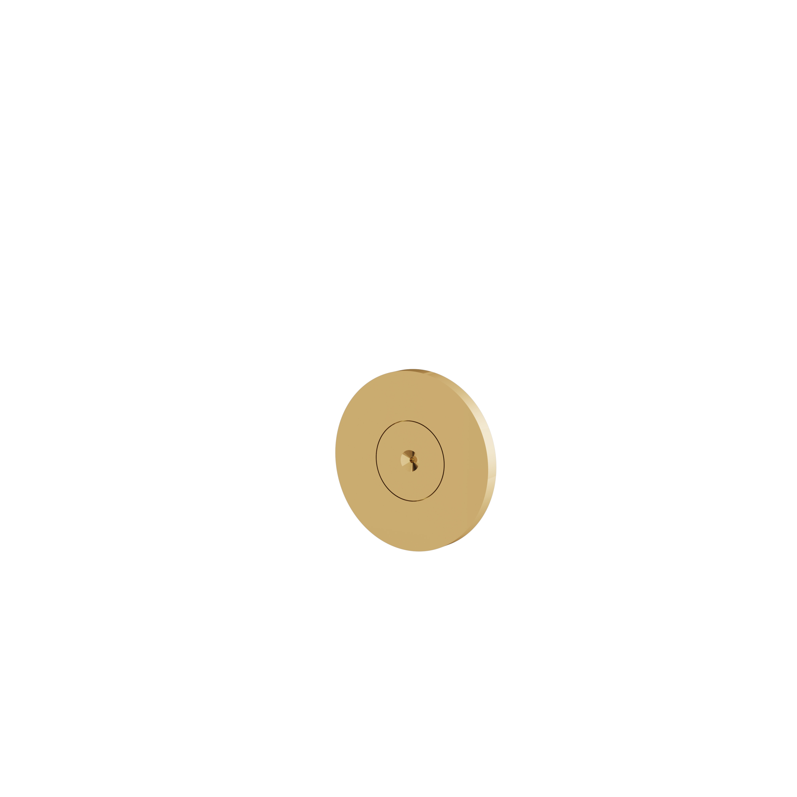 Aquabrass Round Recessed Body Jet by Aquabrass