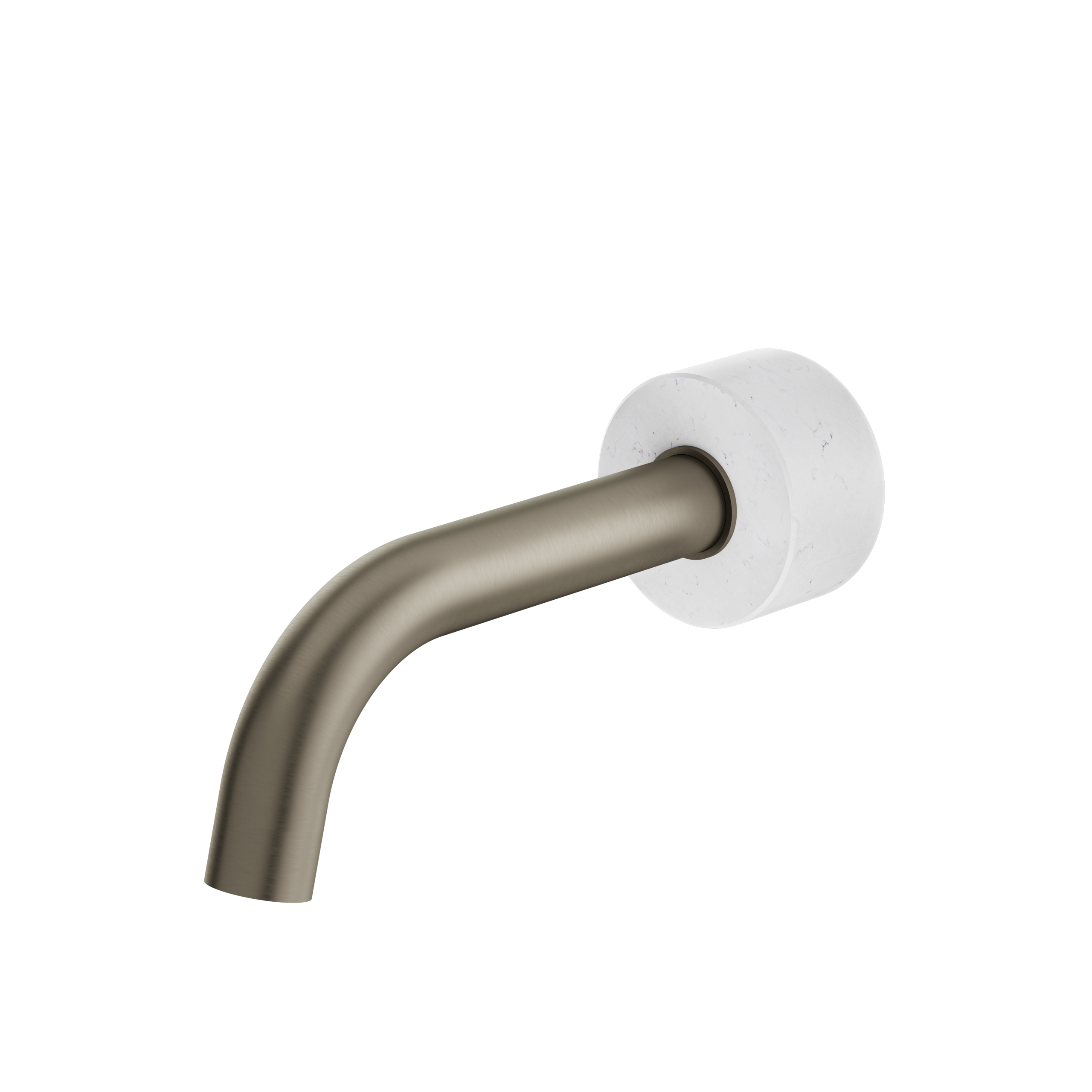 Aquabrass Marmo Wall Tub Spout - Carrara by Aquabrass