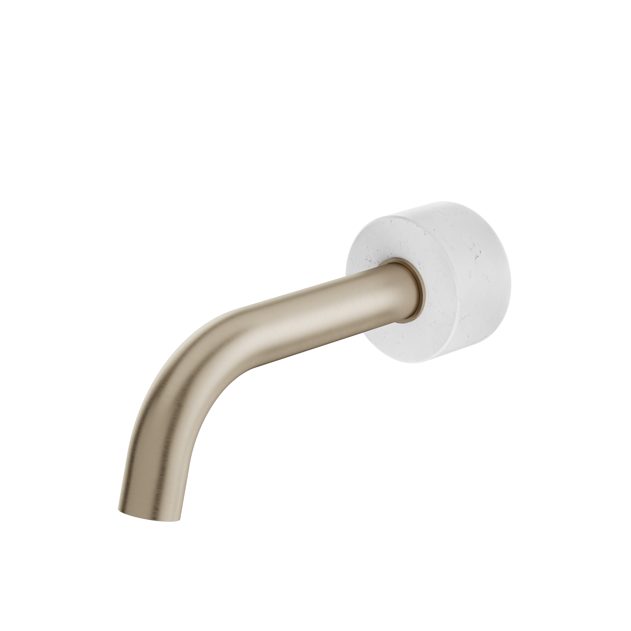 Aquabrass Marmo Wall Tub Spout - Carrara by Aquabrass