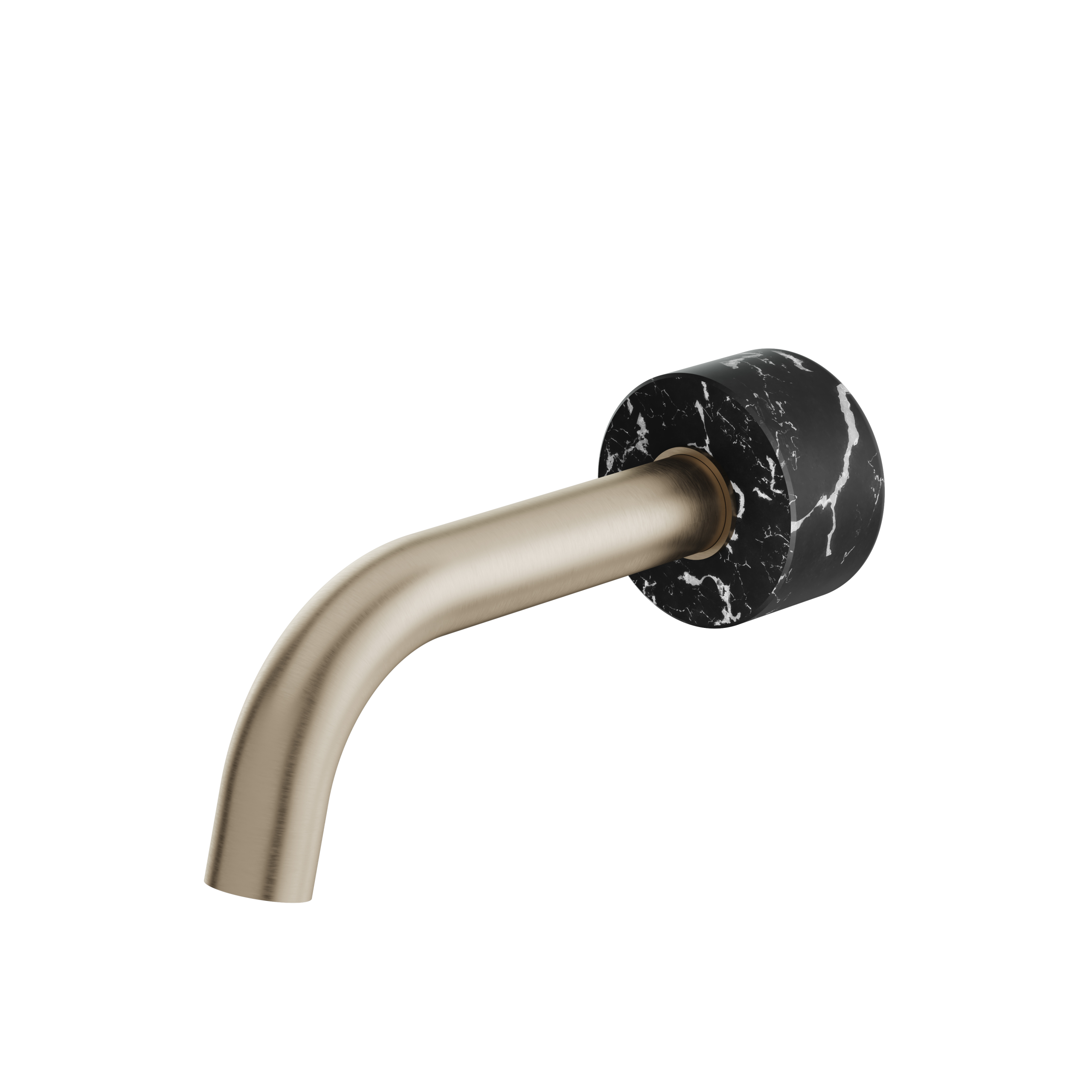 Aquabrass Marmo Wall Tub Spout - Marquina by Aquabrass