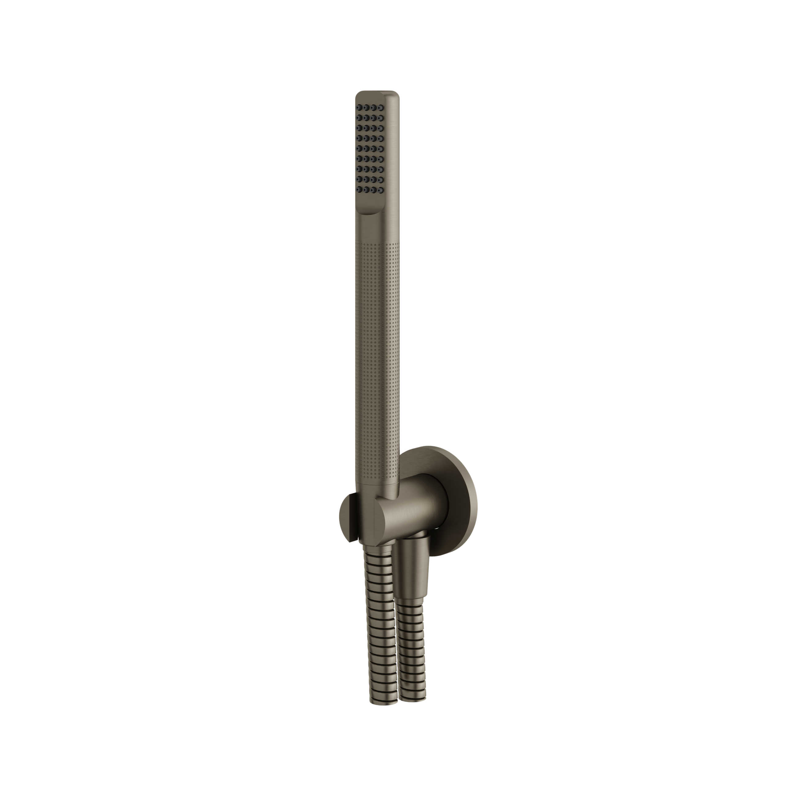 Aquabrass Round Handshower Set with Tubular Shower by Aquabrass