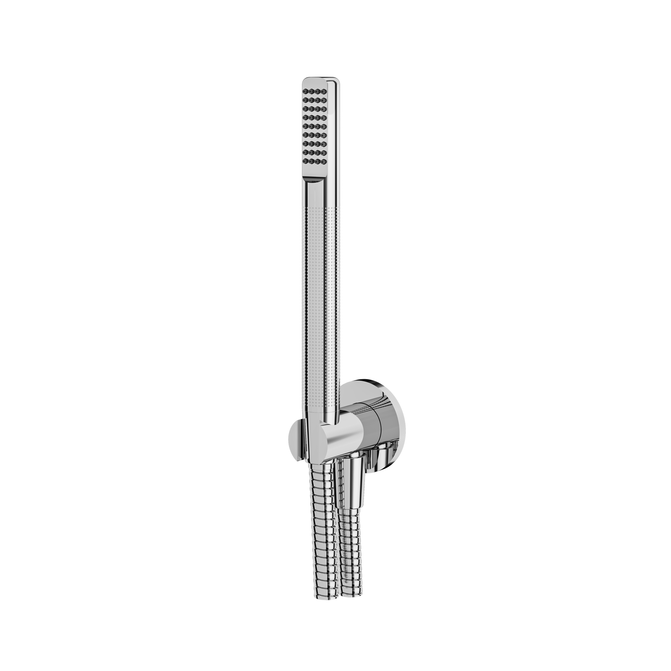 polished chrome hand shower