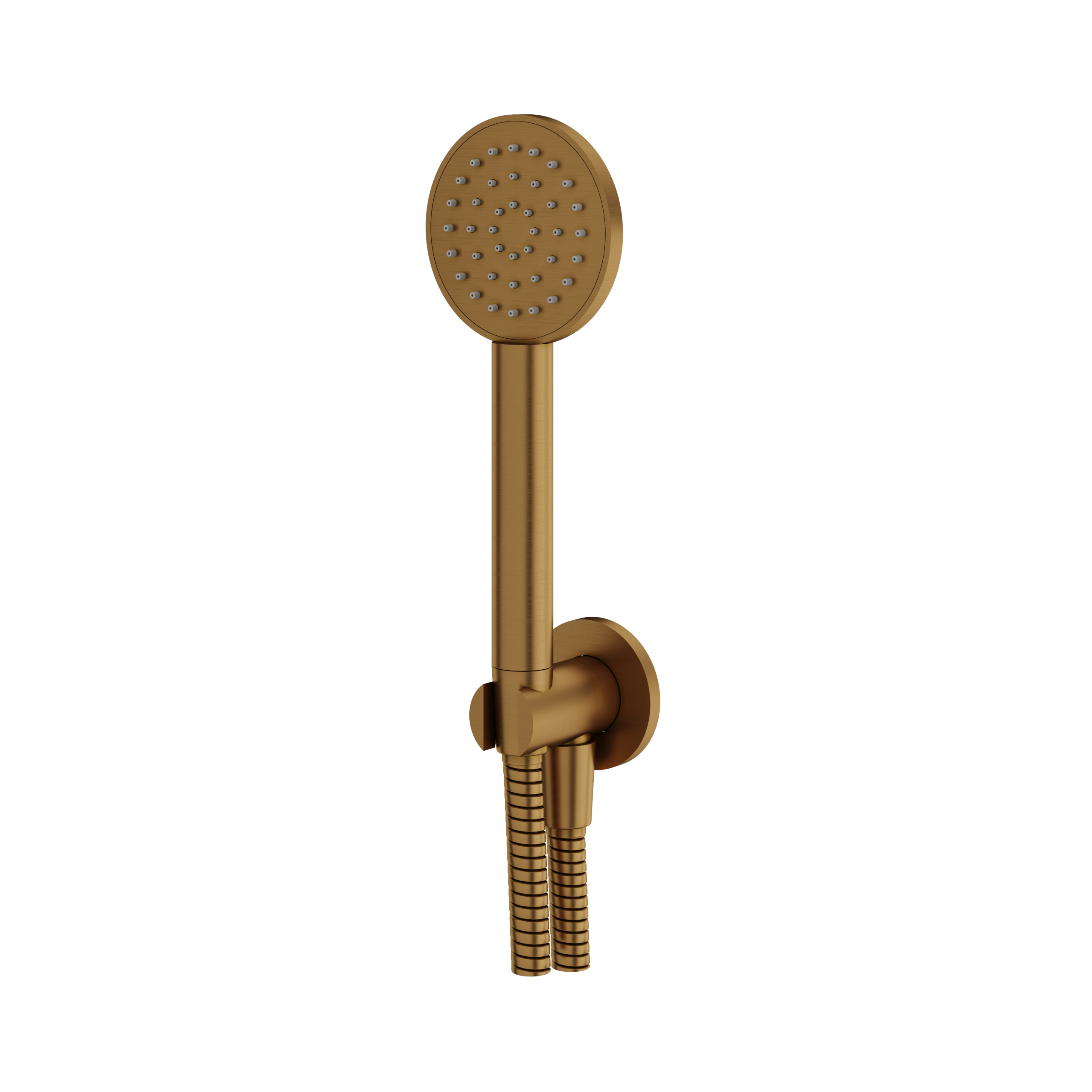 Aquabrass Round Handshower Set by Aquabrass