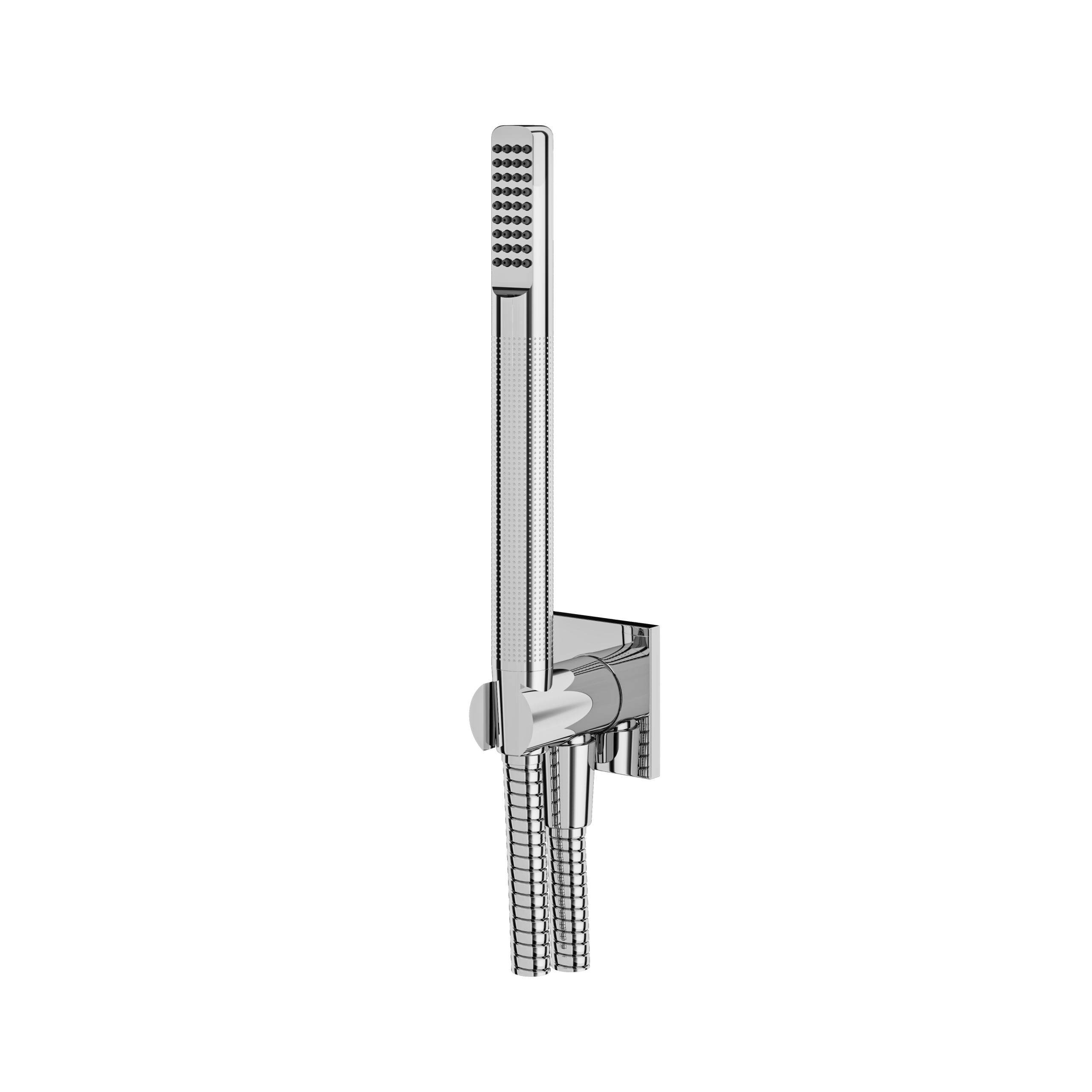 polished chrome hand shower