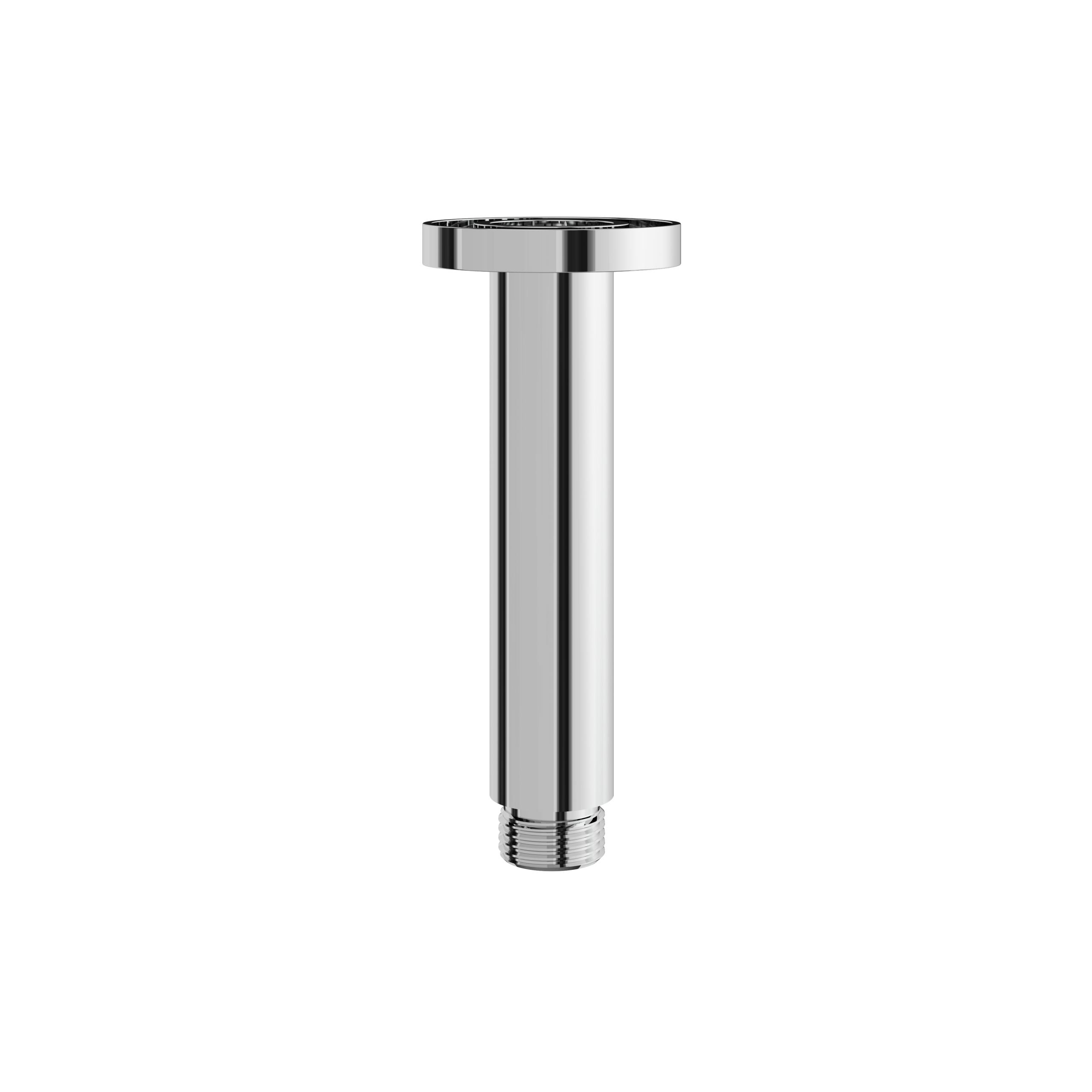 polished chrome shower head