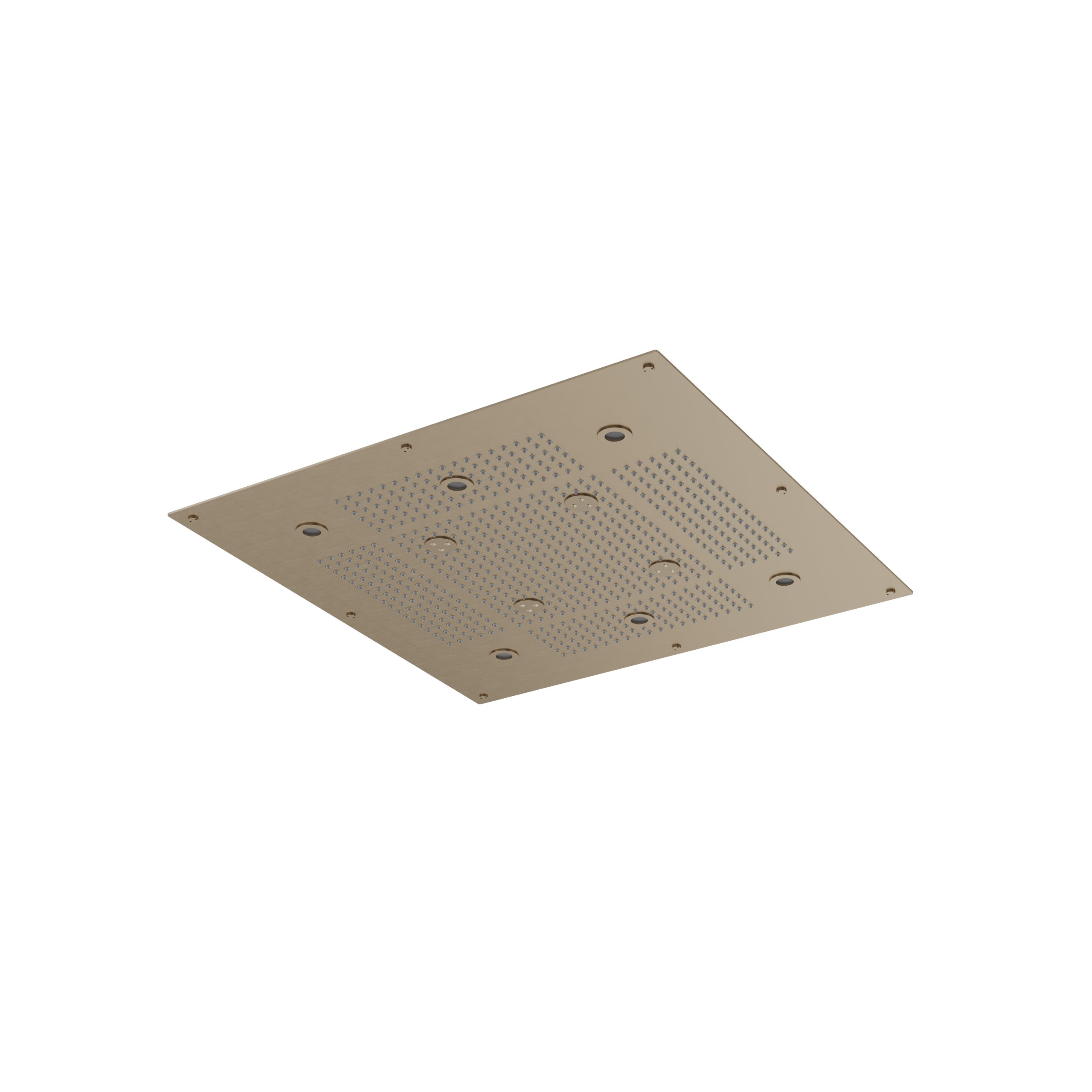 Aquabrass Cura Spa 24 X 24 Recessed Rain Head by Aquabrass
