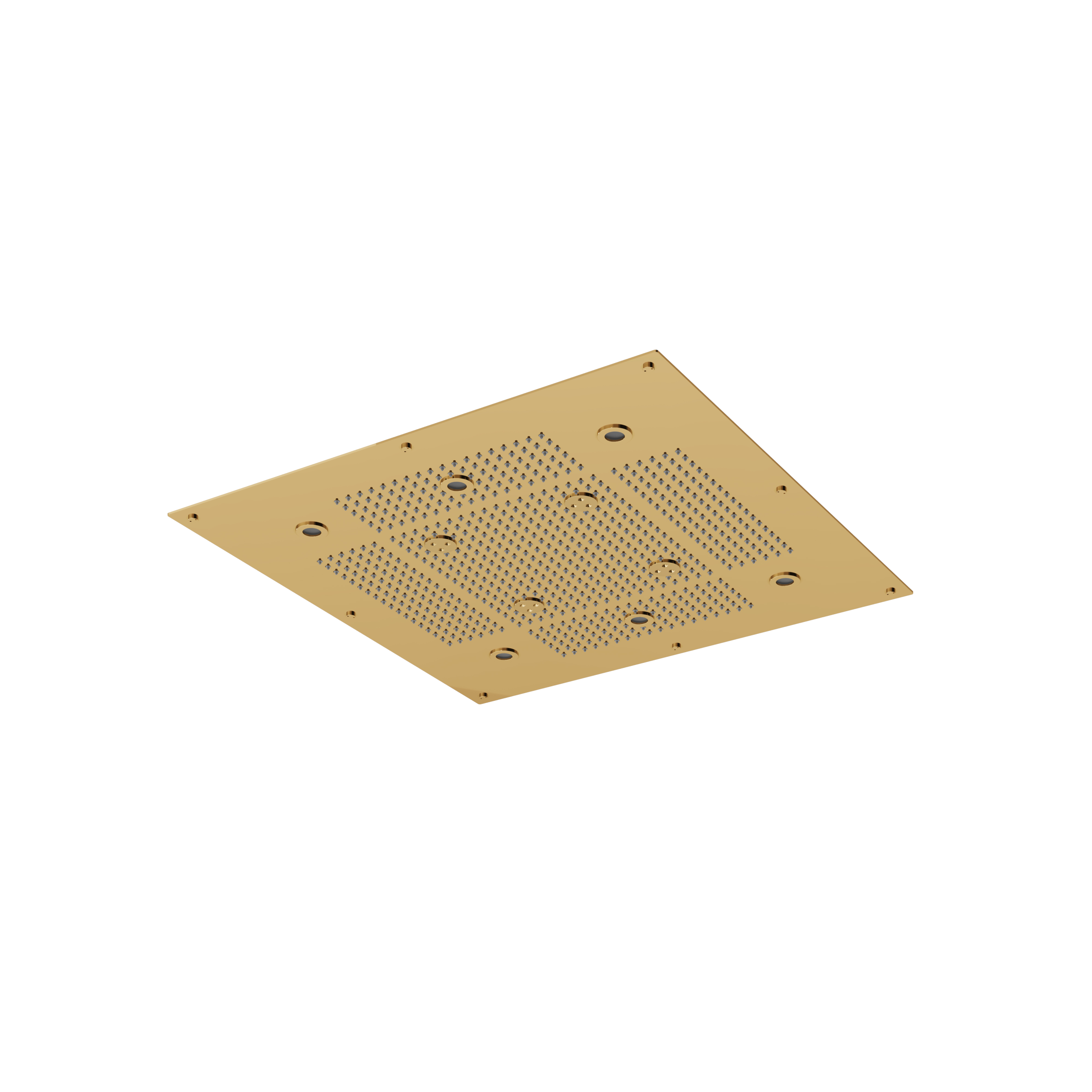 Aquabrass Cura Spa 24 X 24 Recessed Rain Head by Aquabrass