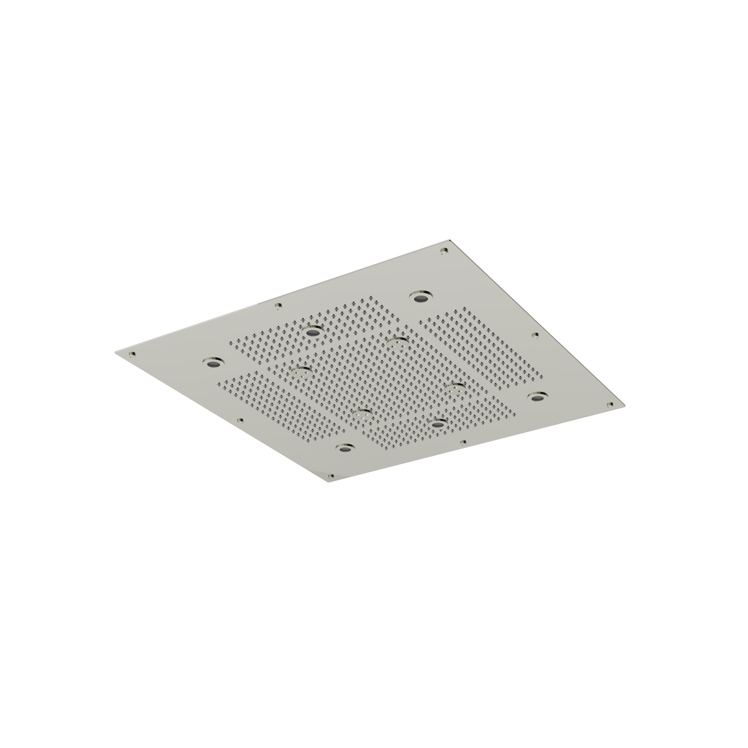 Aquabrass Cura Spa 24 X 24 Recessed Rain Head by Aquabrass