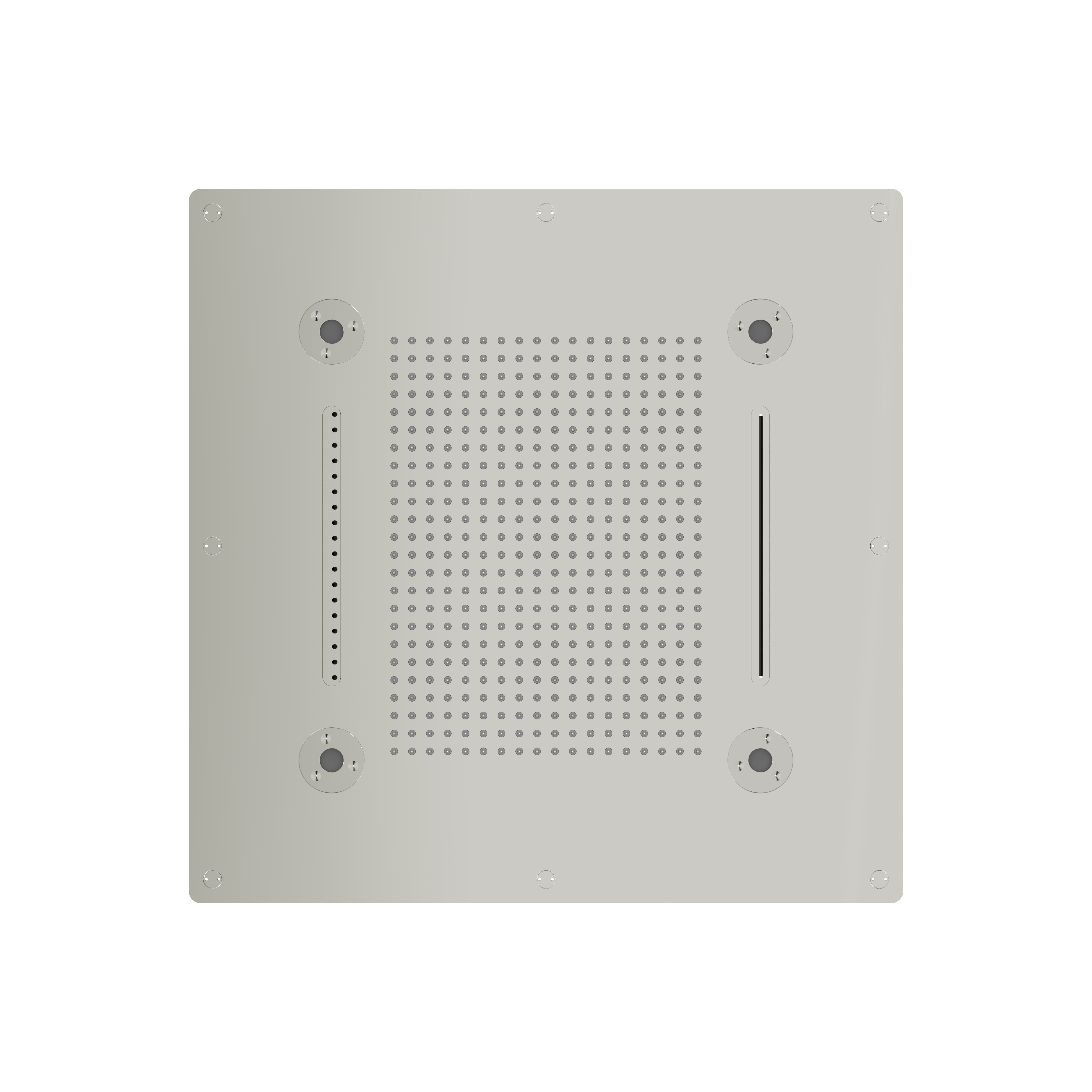 Aquabrass Cura Spa 24 X 24 Recessed Rain Head by Aquabrass