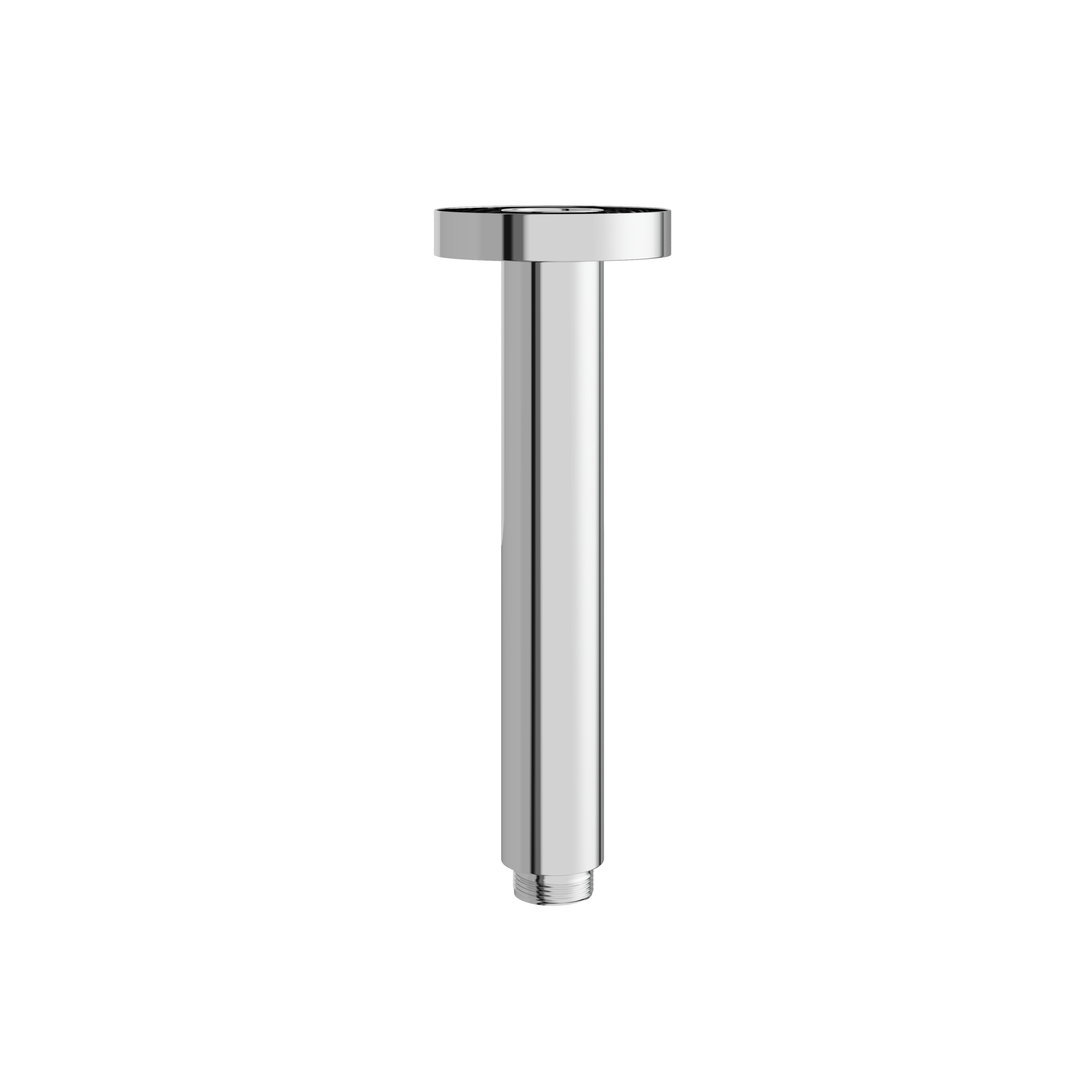 polished chrome shower head