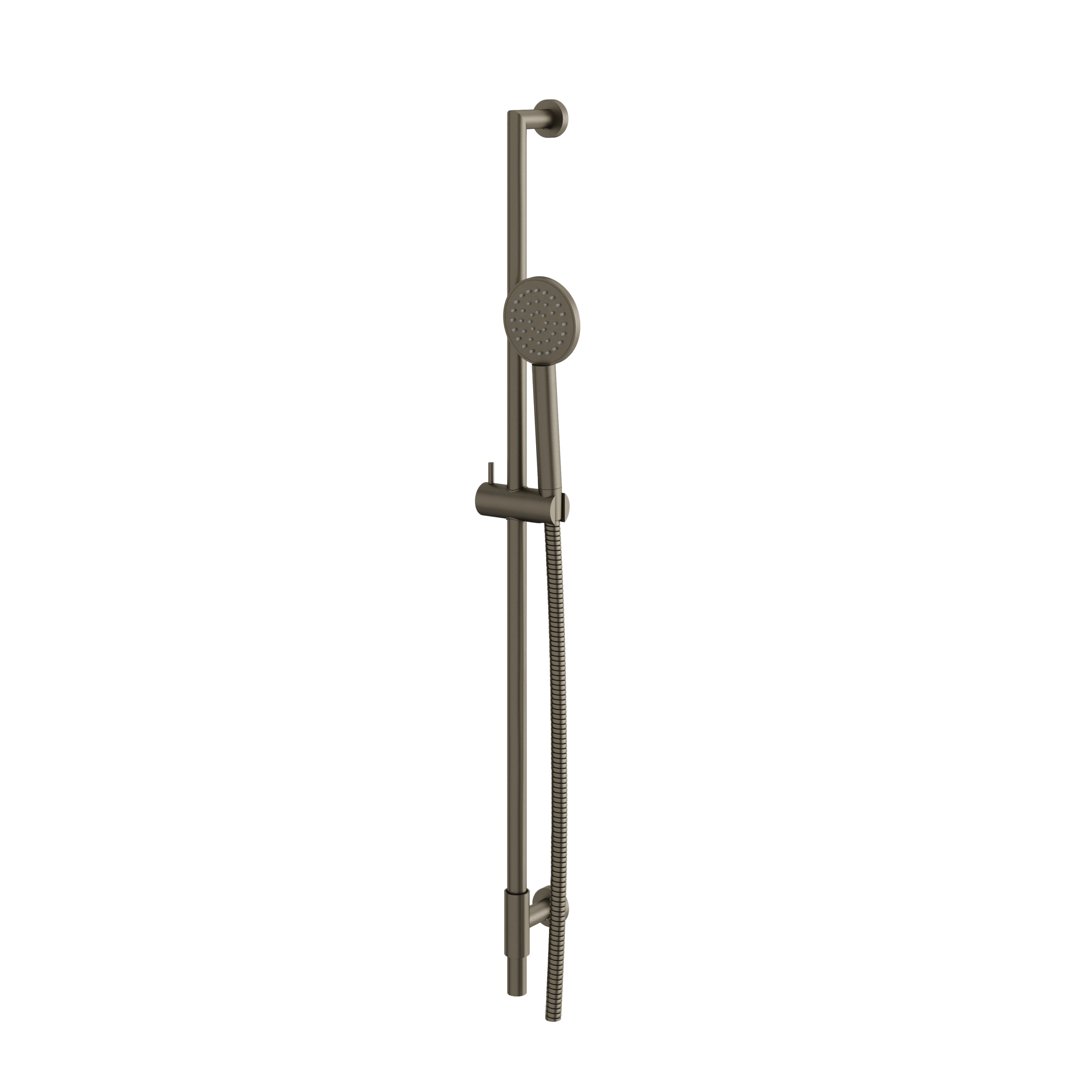 Aquabrass Complete Shower Rail with Round Hand Shower by Aquabrass
