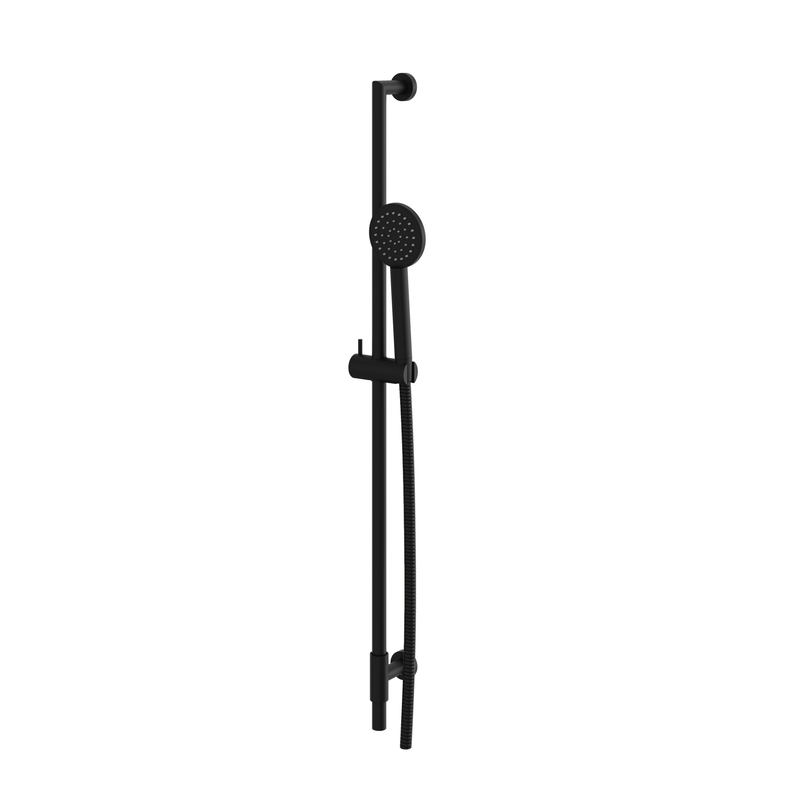 Aquabrass Complete Shower Rail with Round Hand Shower by Aquabrass