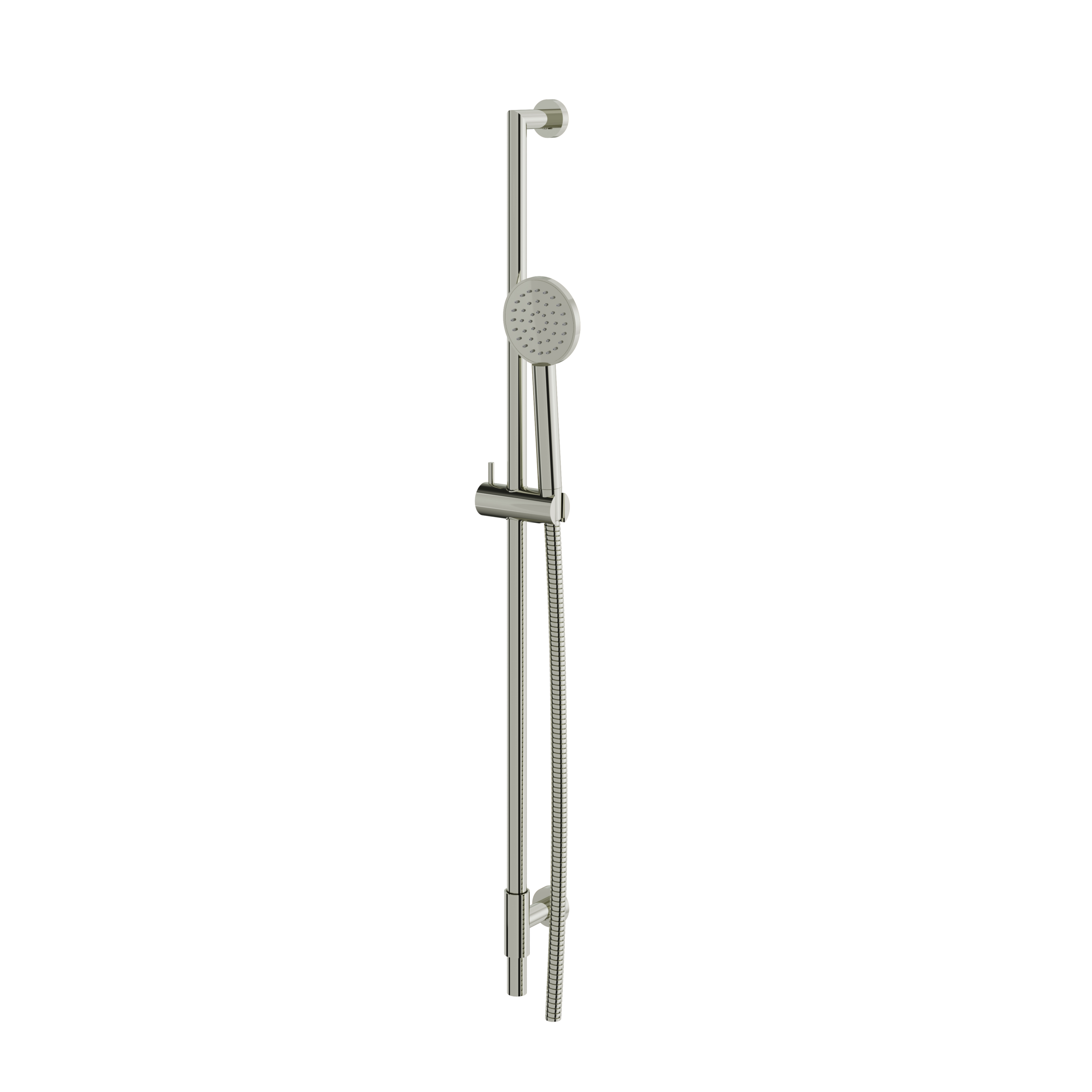 Aquabrass Complete Shower Rail with Round Hand Shower by Aquabrass
