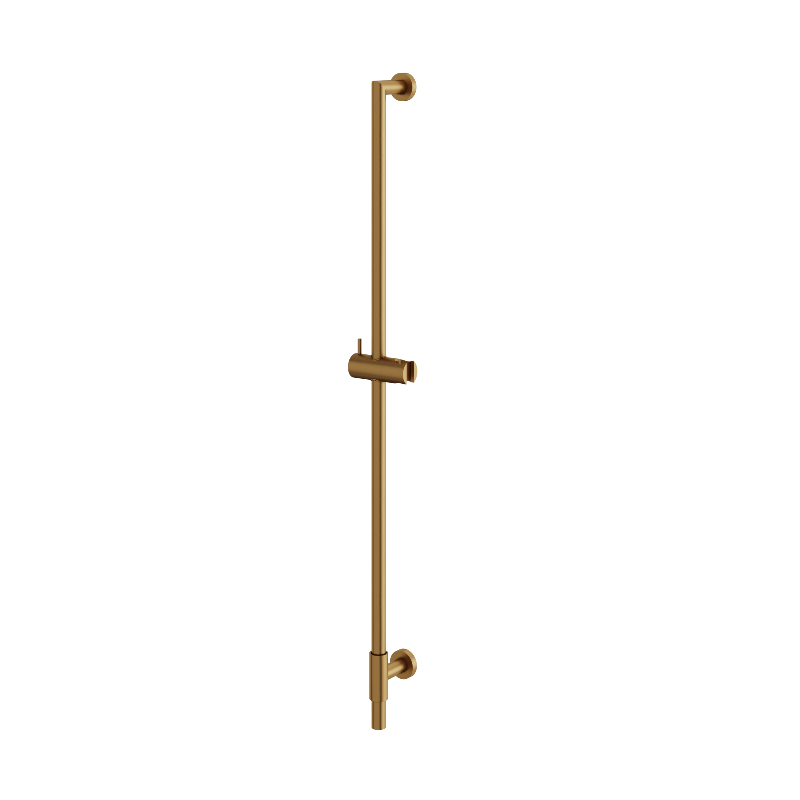Aquabrass Round Shower Rail with Slider by Aquabrass