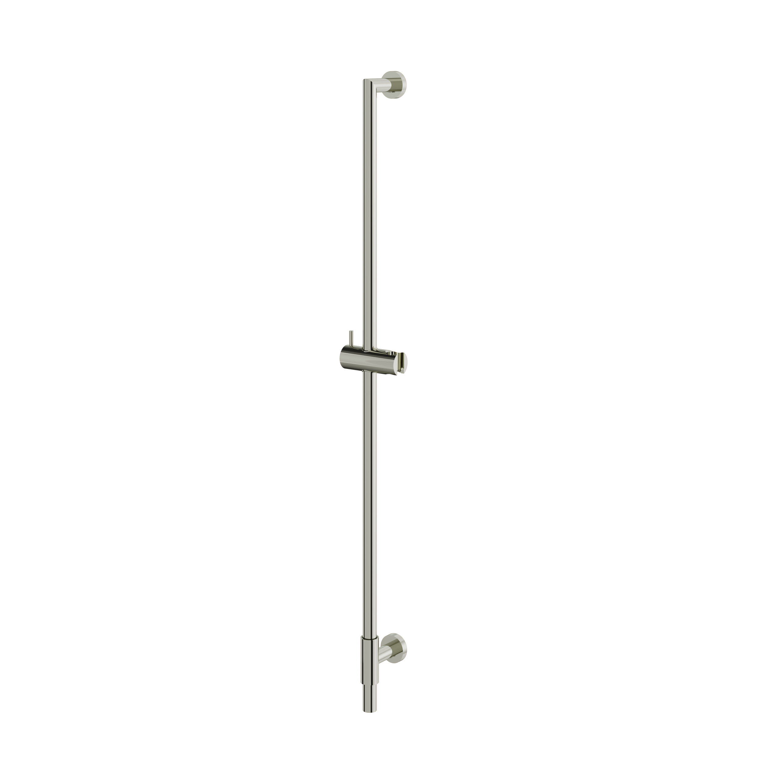 Aquabrass Round Shower Rail with Slider by Aquabrass