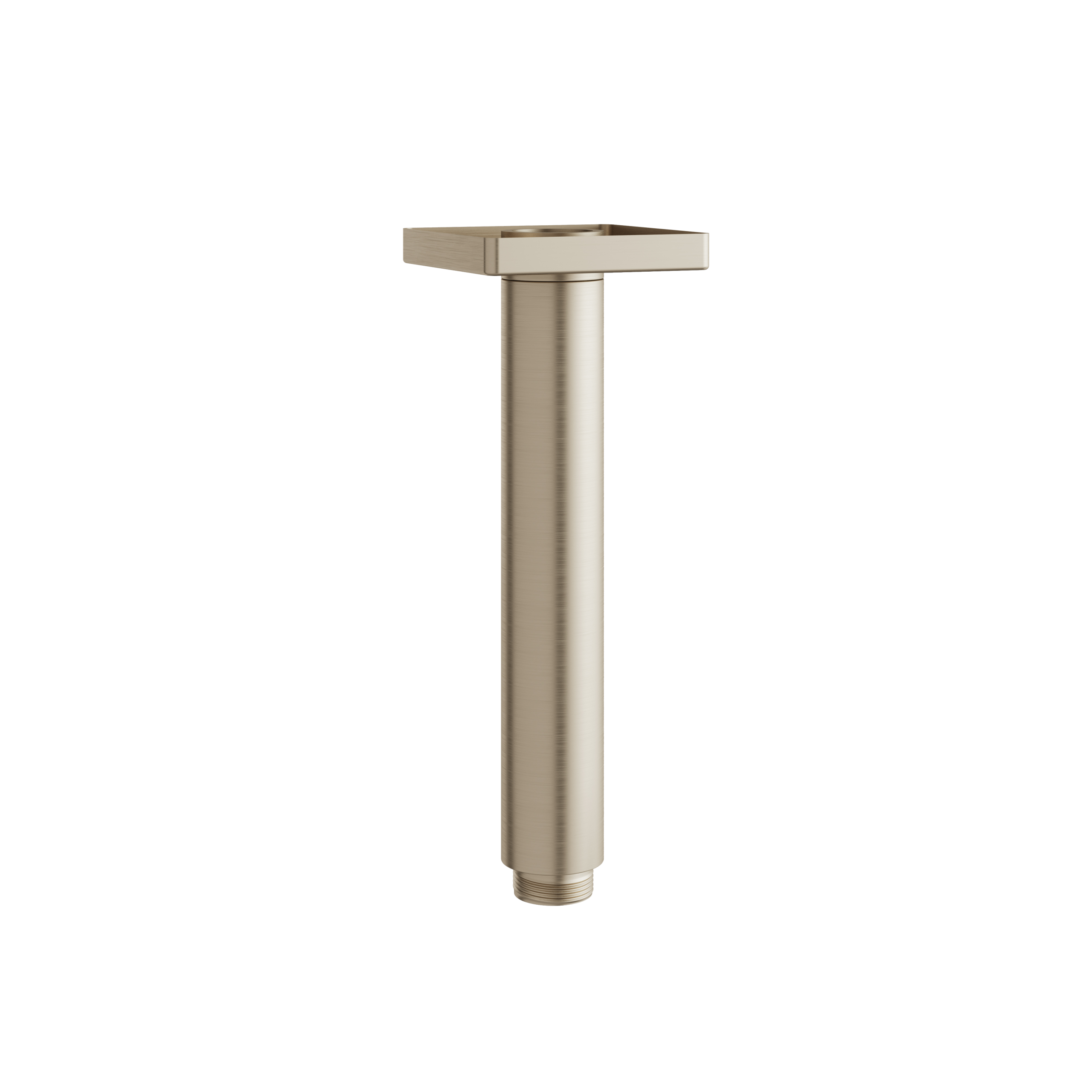 Aquabrass Round 6" Ceiling Arm with Square Flange by Aquabrass