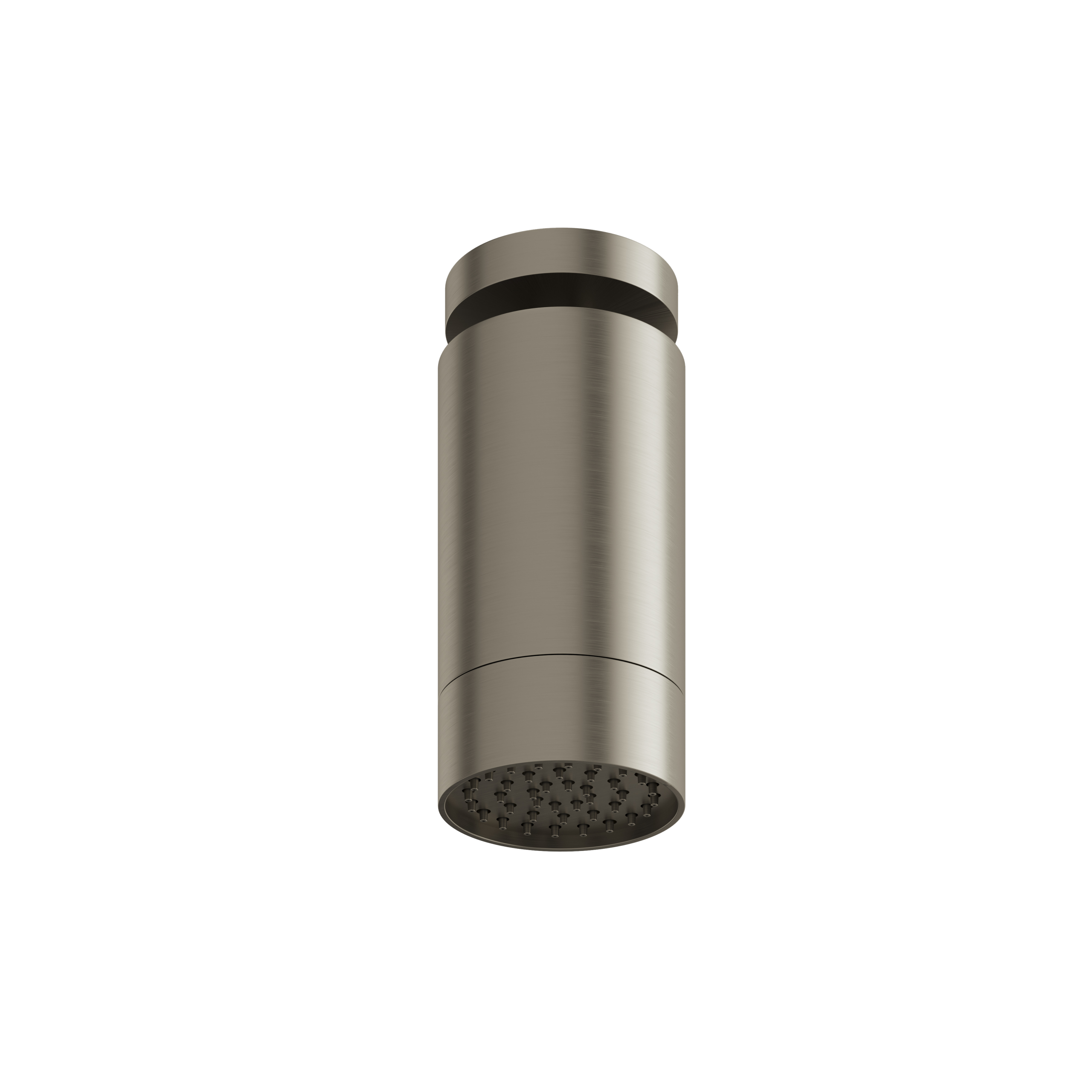 Aquabrass Rainhead with Ceiling Arm - Smooth Ring by Aquabrass