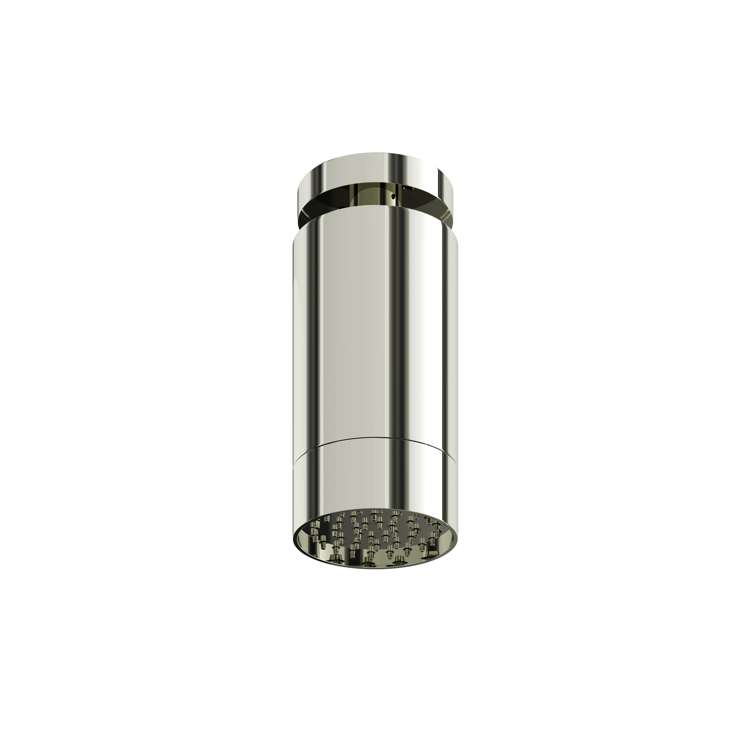 Aquabrass Rainhead with Ceiling Arm - Smooth Ring by Aquabrass