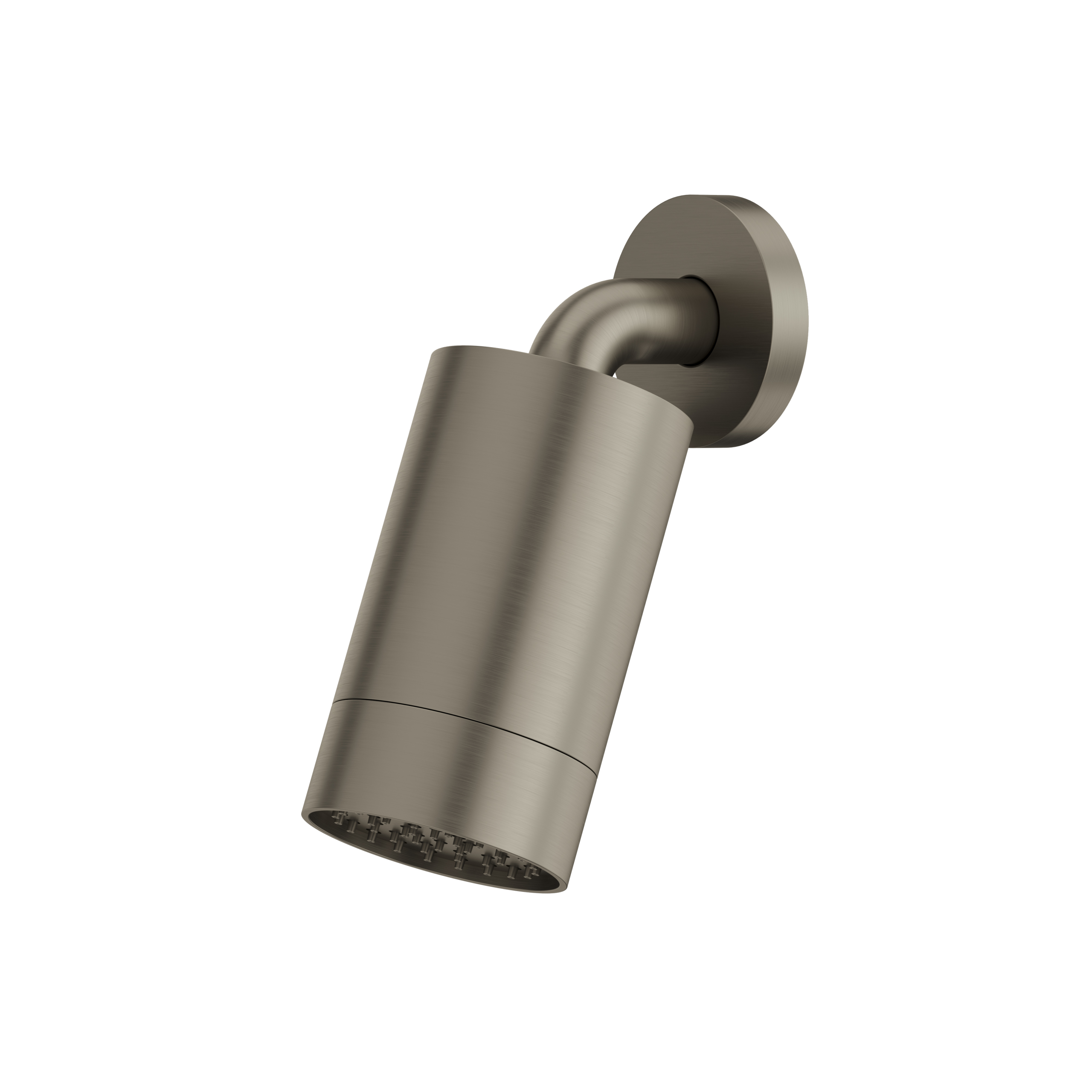 Aquabrass Rainhead with Wall Arm - Smooth Ring by Aquabrass