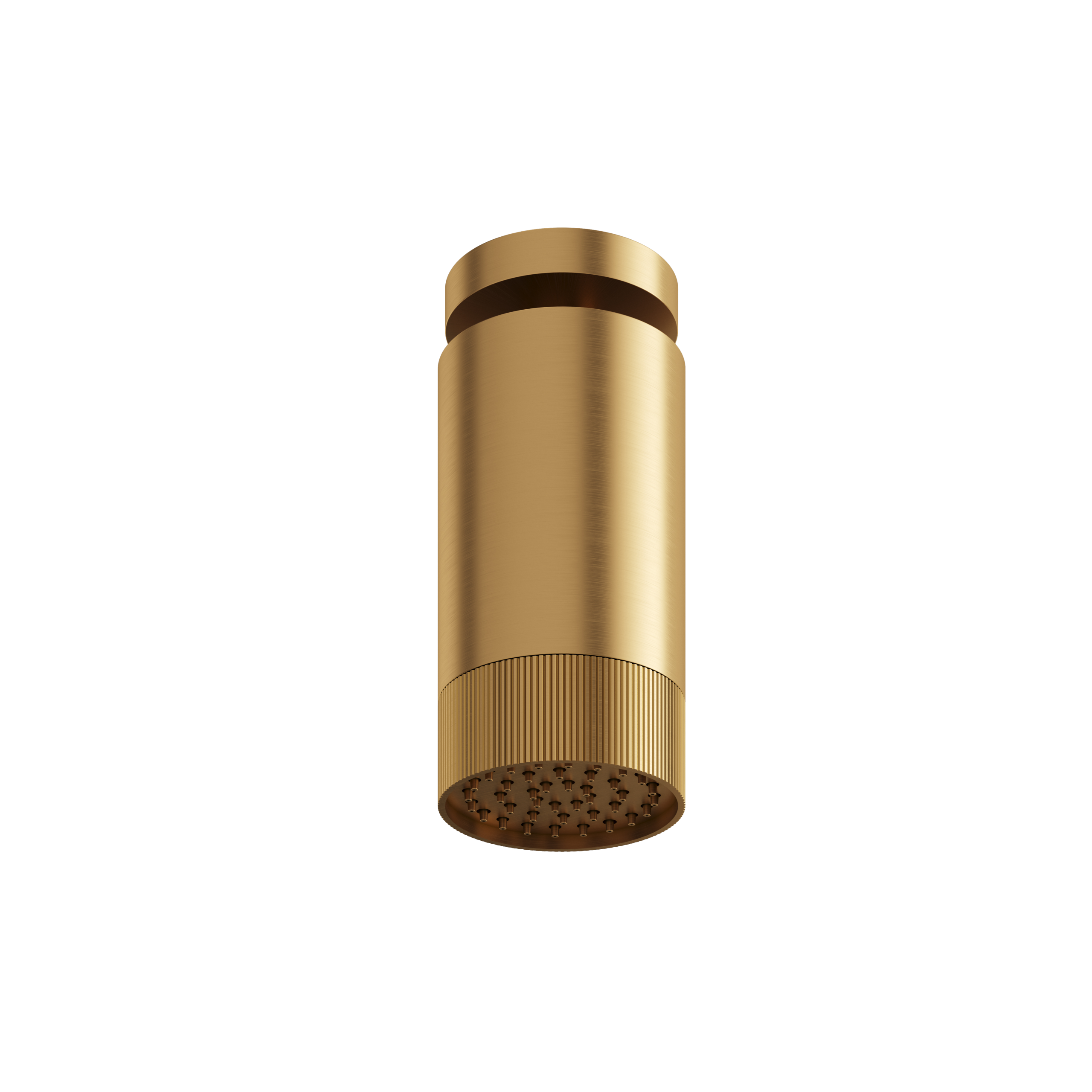 Aquabrass ShowerHead with Ceiling Arm - Textured Ring by Aquabrass