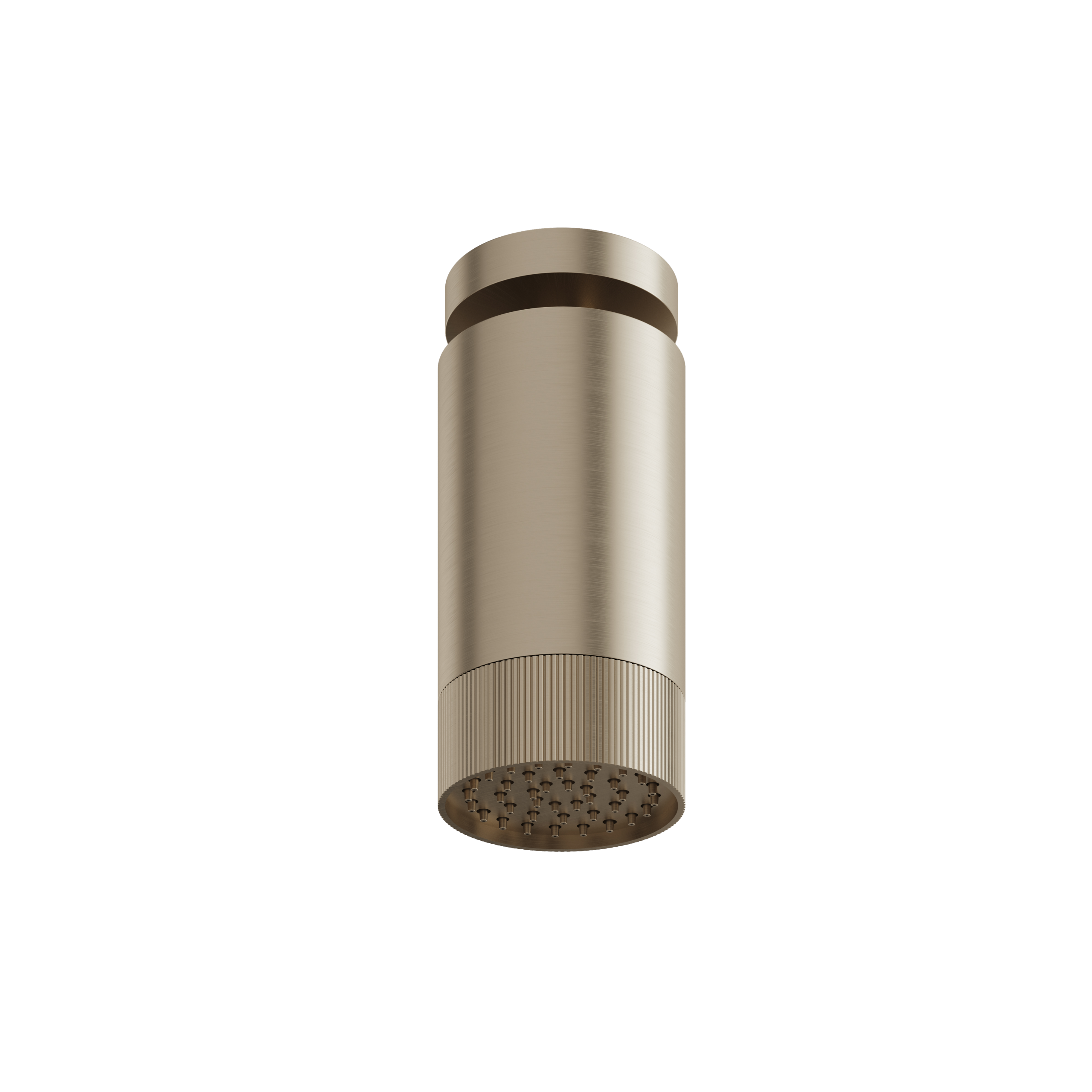 Aquabrass ShowerHead with Ceiling Arm - Textured Ring by Aquabrass