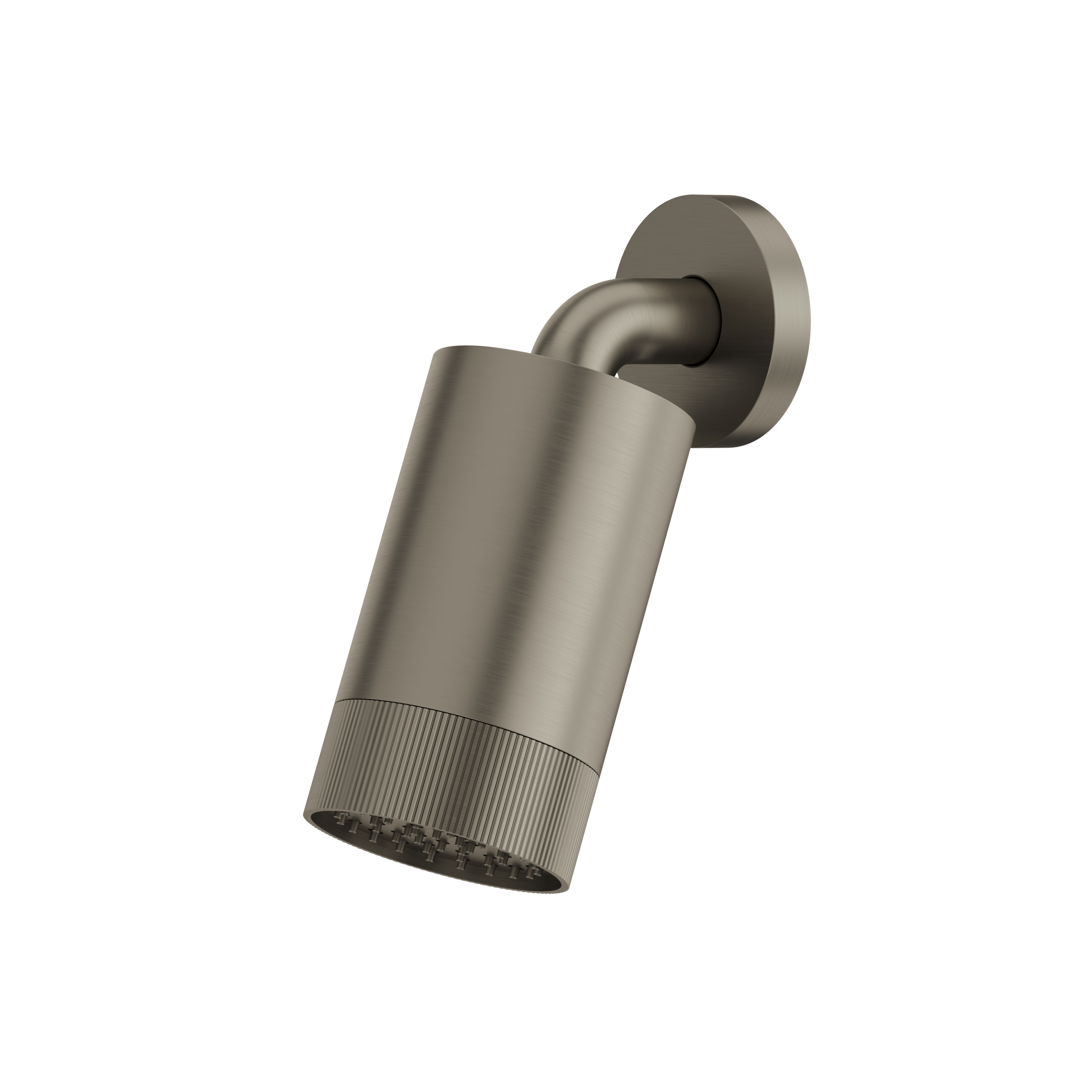 Aquabrass ShowerHead with Wall Arm - Textured Ring by Aquabrass