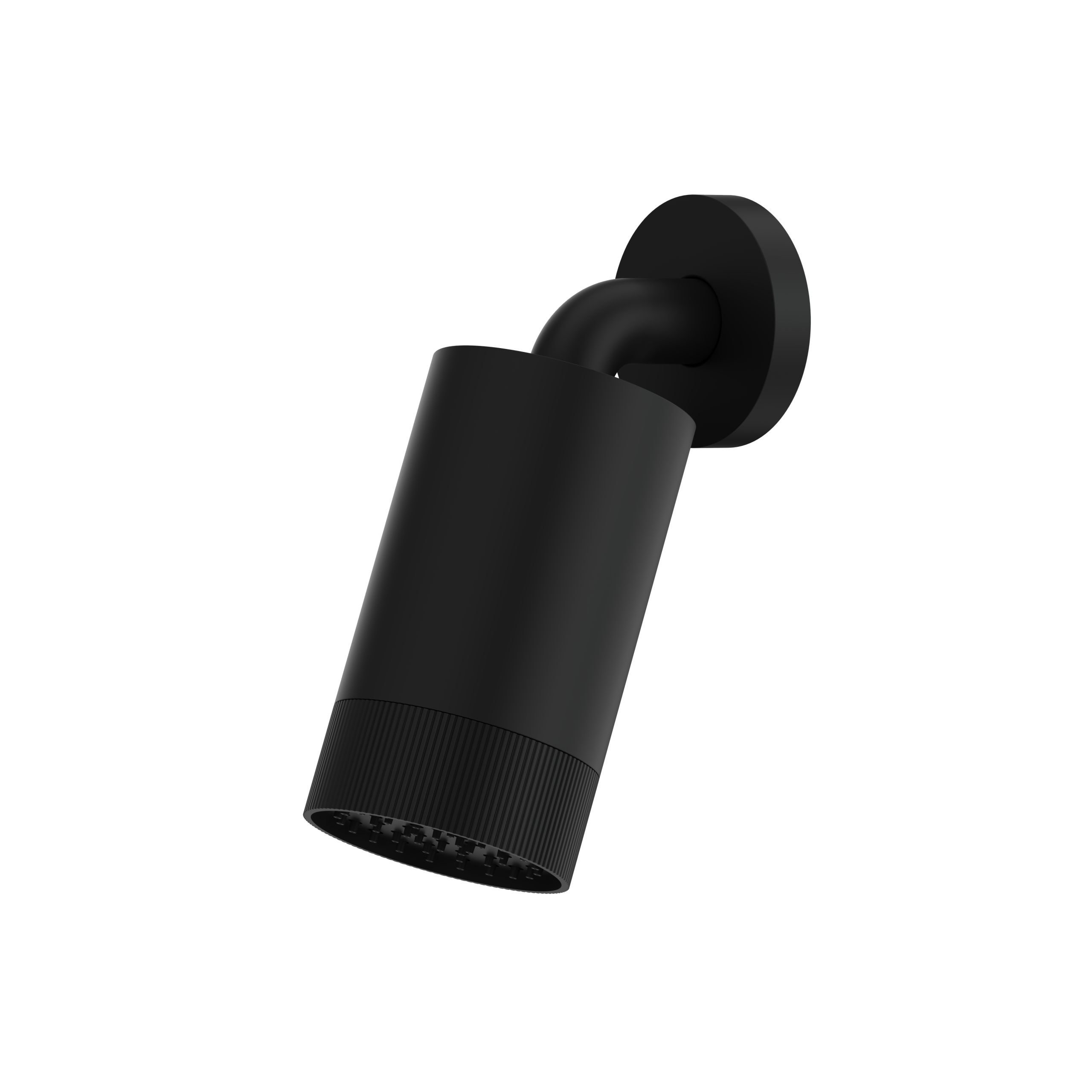 Aquabrass ShowerHead with Wall Arm - Textured Ring by Aquabrass