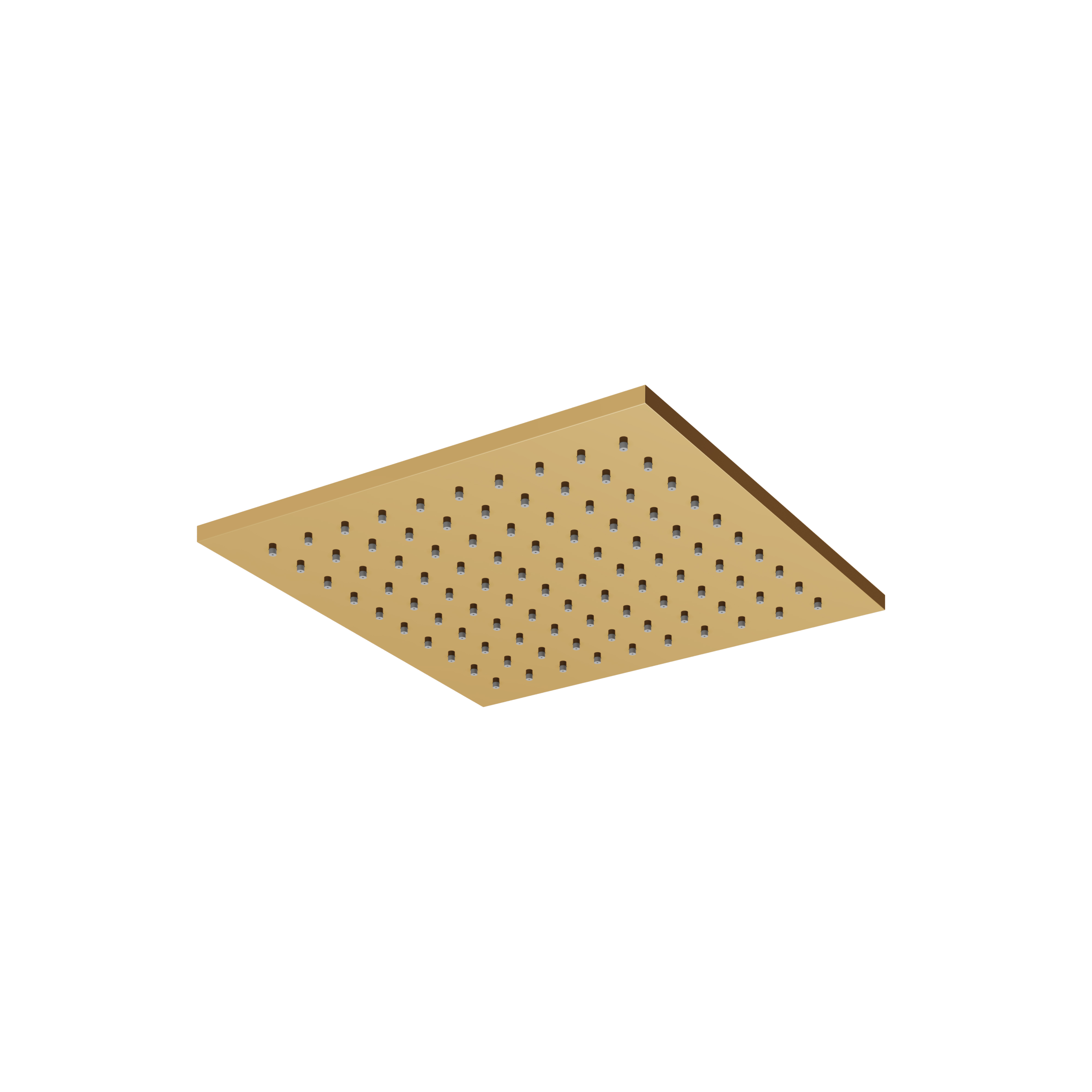 Aquabrass 10" Square Rainhead by Aquabrass