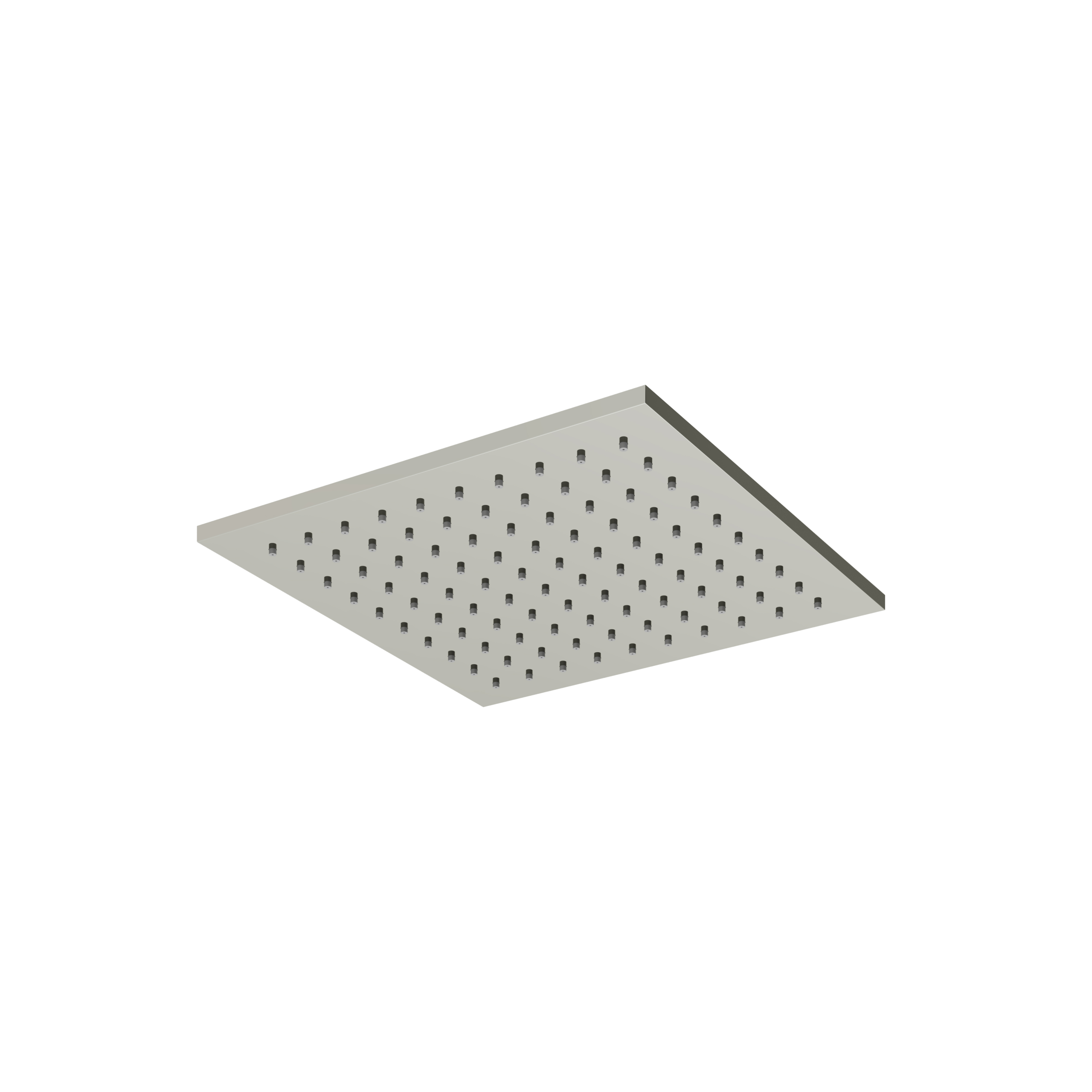 Aquabrass 10" Square Rainhead by Aquabrass