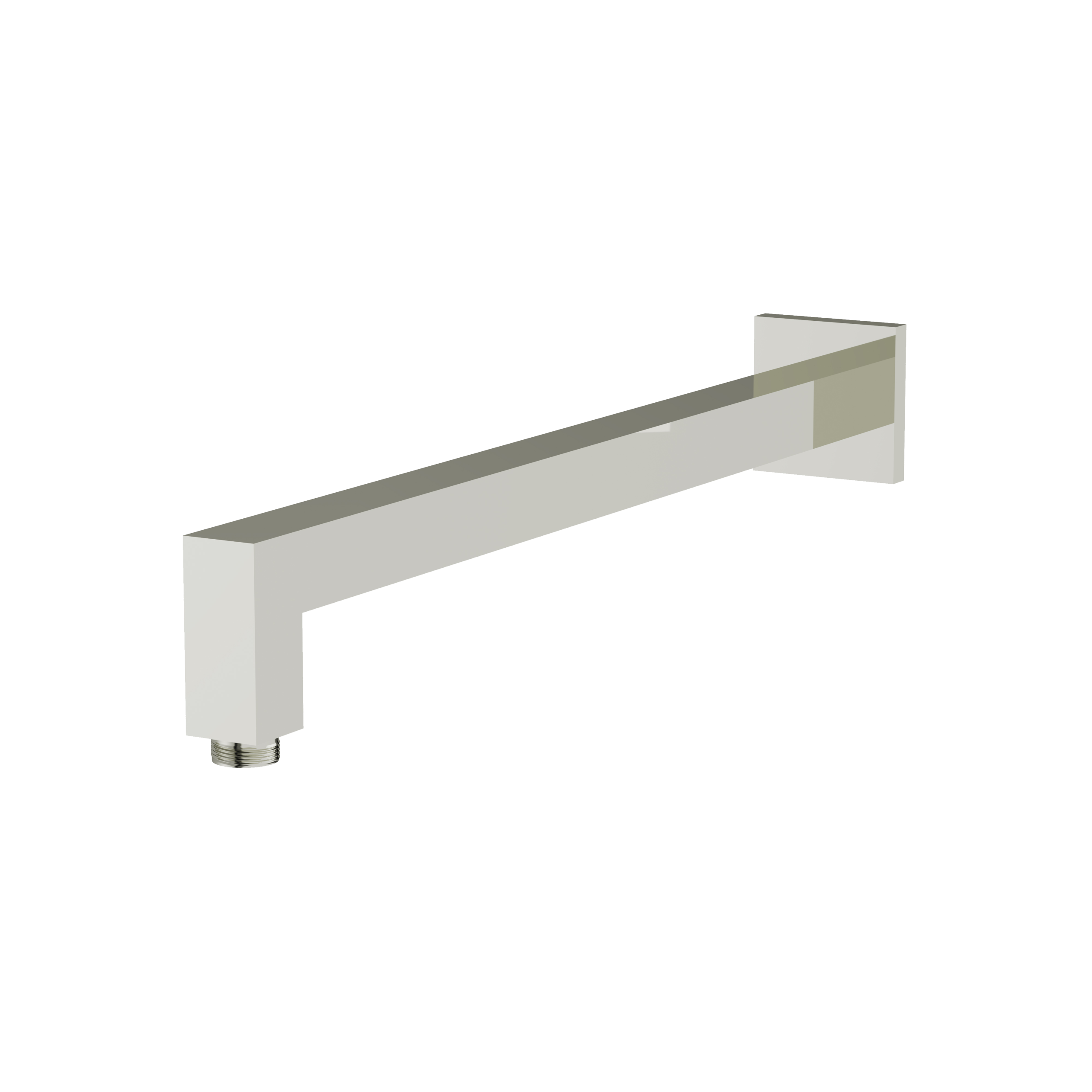 Aquabrass Square 16" Shower Arm with Flange by Aquabrass